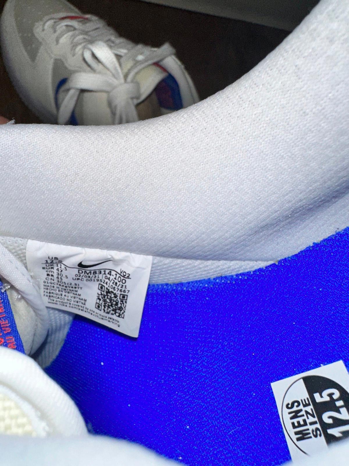 Nike Nike Air Force 1 Low '07 LV8 Coconut Milk Hyper Royal Size US 12.5 / EU 45-46 - 7 Thumbnail