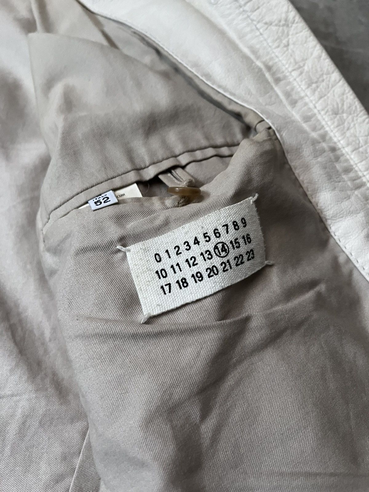 Maison Margiela Maison Margiela S/S 2008 5-zip White Leather Jacket Size US L / EU 52-54 / 3 - 20 Thumbnail