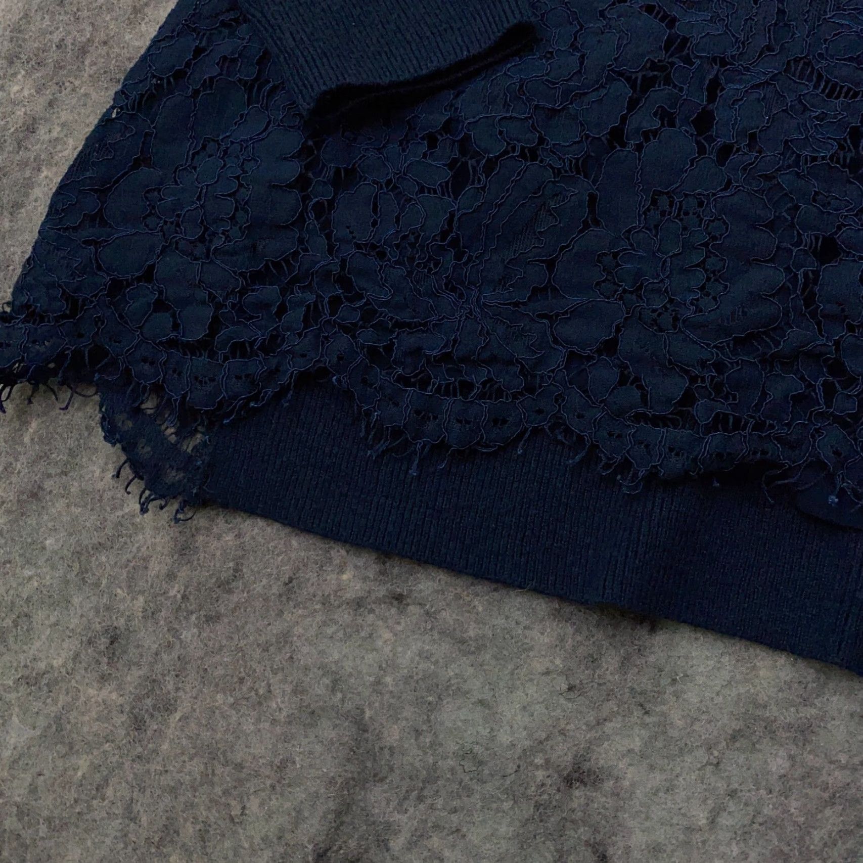 White House Black Market White House Black Market Shirt Top Small Blue Lace Layered Long Sleeve Womens Size S / US 4 / IT 40 - 7 Thumbnail