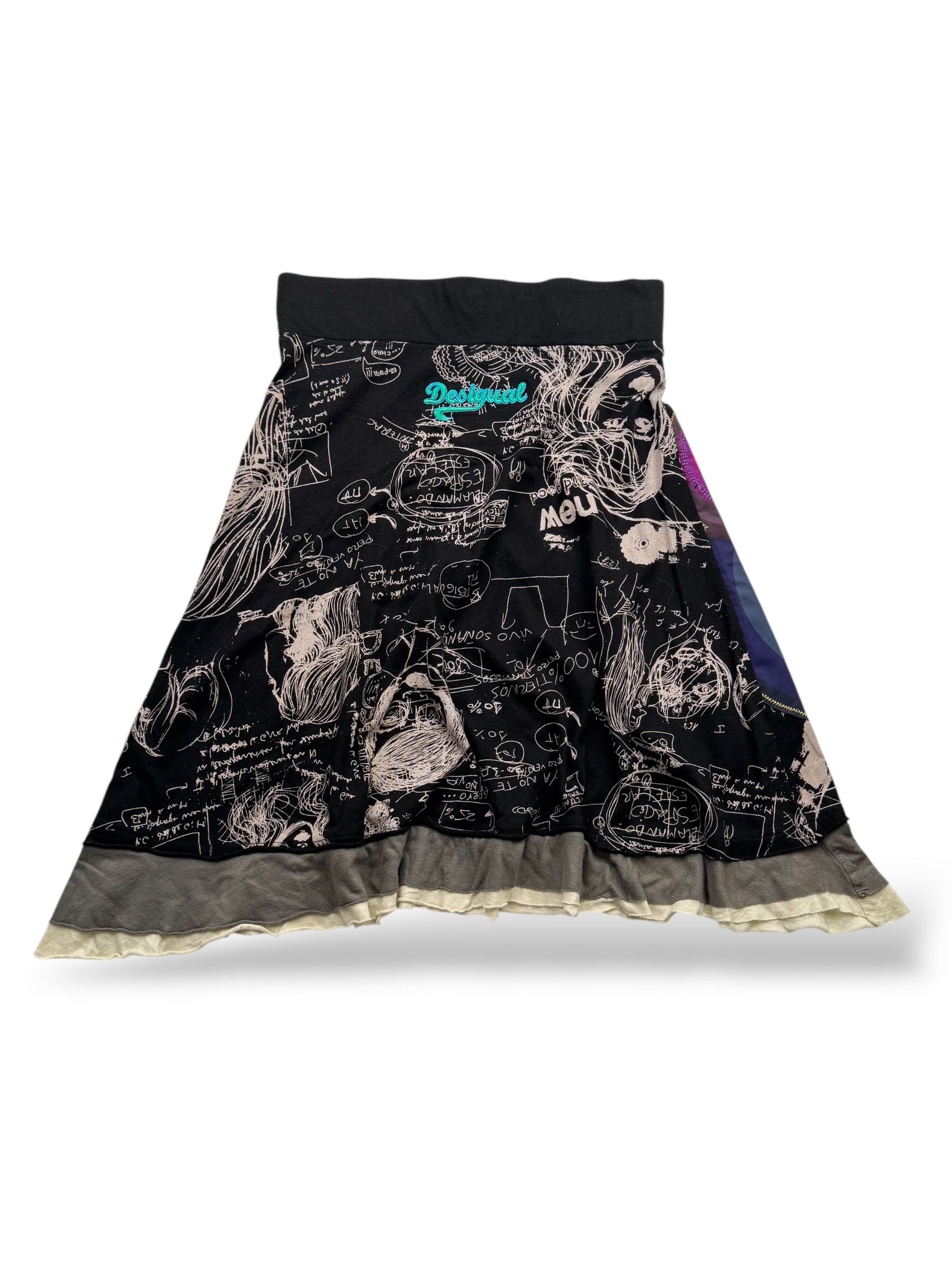 Desigual Desigual Flare Skirt W161 (D10) Size 26" / US 2 / IT 38 - 5 Thumbnail