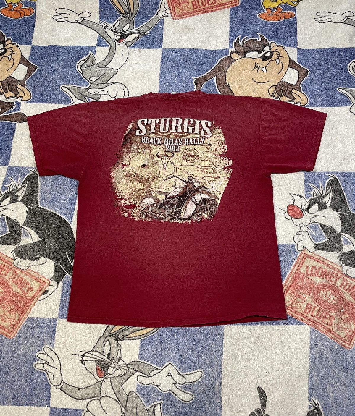 Vintage Distressed sturgis rally tee Size US XL / EU 56 / 4 - 3 Thumbnail