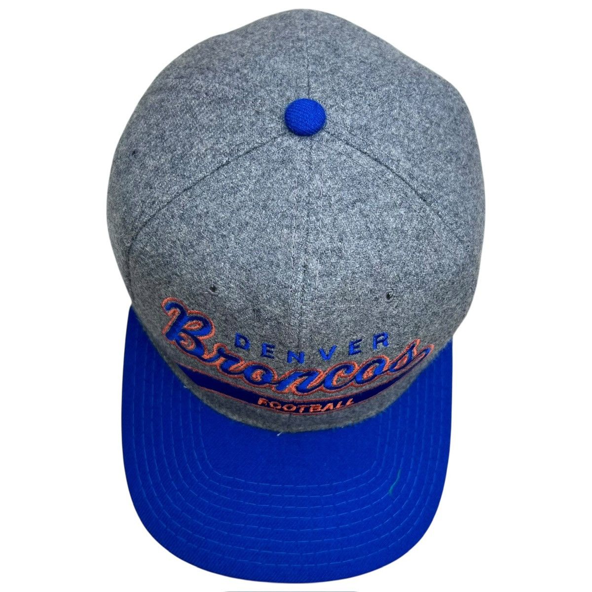 Starter 1980s NFL Denver Broncos Starter Wool Tail Sweep Snapback Size ONE SIZE - 7 Thumbnail