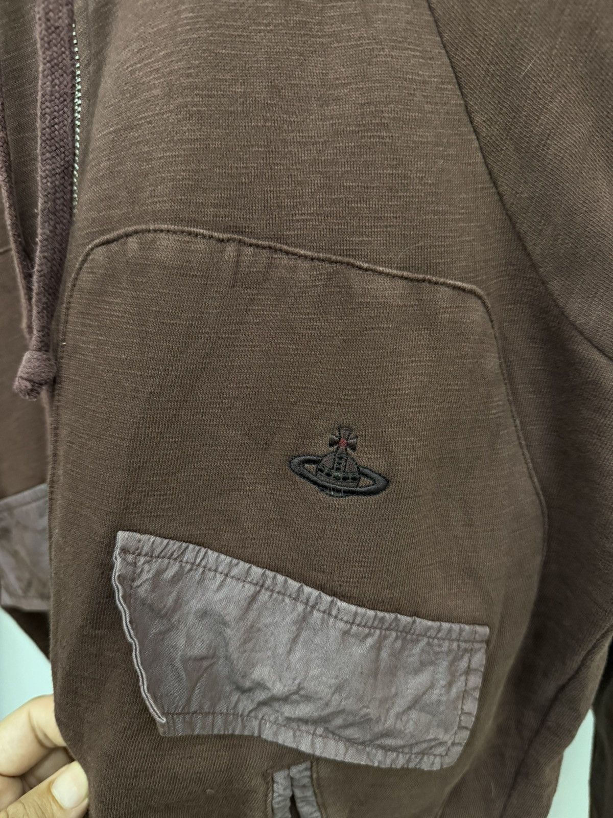 Vivienne Westwood Vintage Vivienne Westwood Raglan Orb Zip Hoodie Size US M / EU 48-50 / 2 - 6 Thumbnail