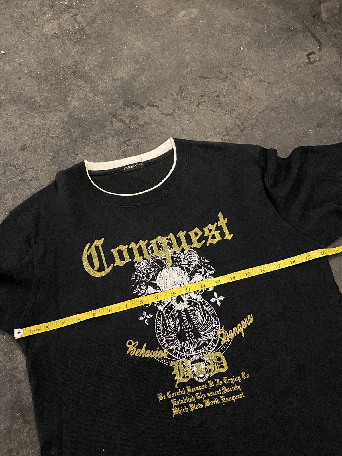 Hysteric Glamour × If Six Was Nine × Japanese Brand Y2k Freebeat skull ifsixwasnine longsleeve Size US L / EU 52-54 / 3 - 6 Thumbnail