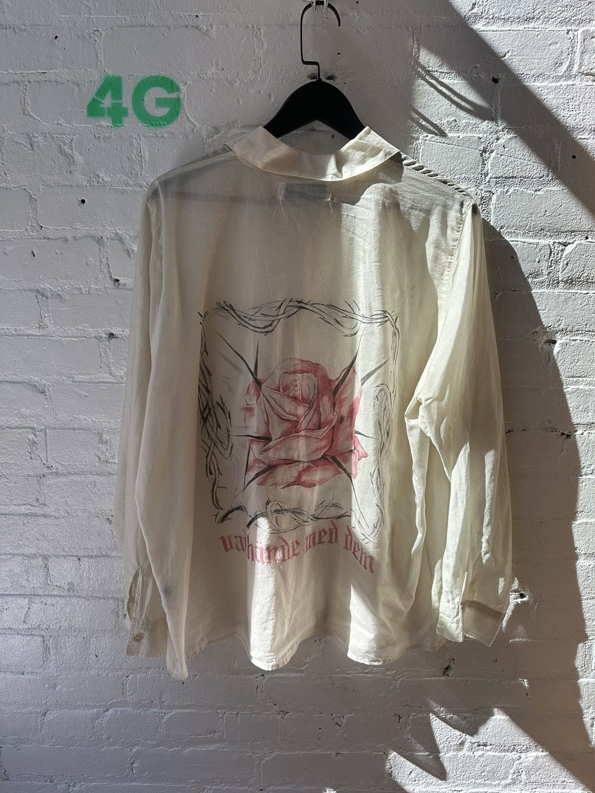 Enfants Riches Deprimes ERD SILK ROSE BUTTON UP SZ L Size US M / EU 48-50 / 2 - 4 Thumbnail