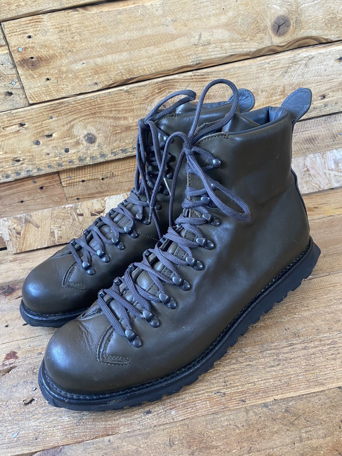 Prada Prada sport jungle green hiking leather boots uk 11 Size US 12 / EU 45 - 5 Thumbnail