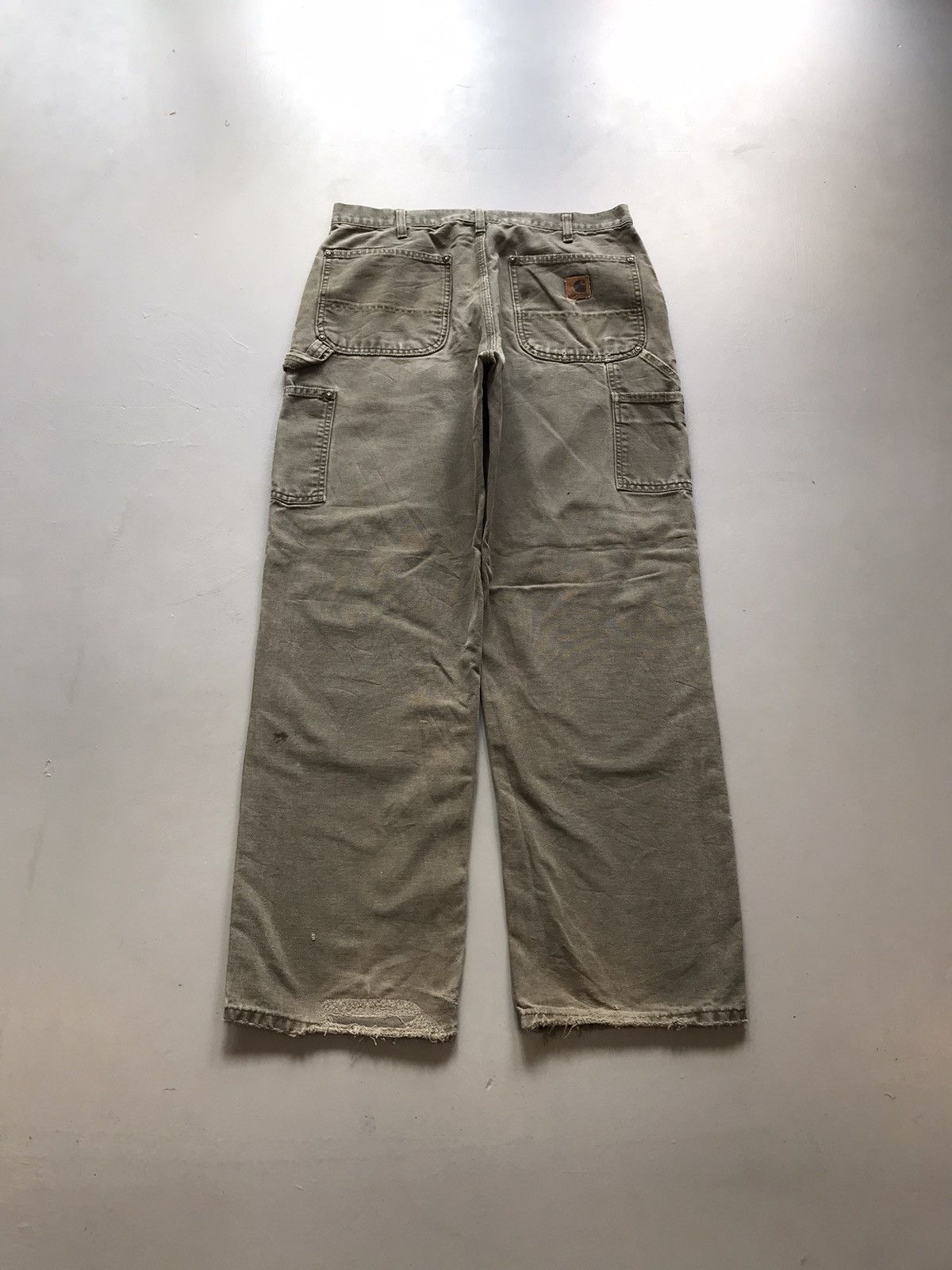 Carhartt Vintage Carhartt B136 MOS double knee workwear Size US 34 / EU 50 - 2 Thumbnail