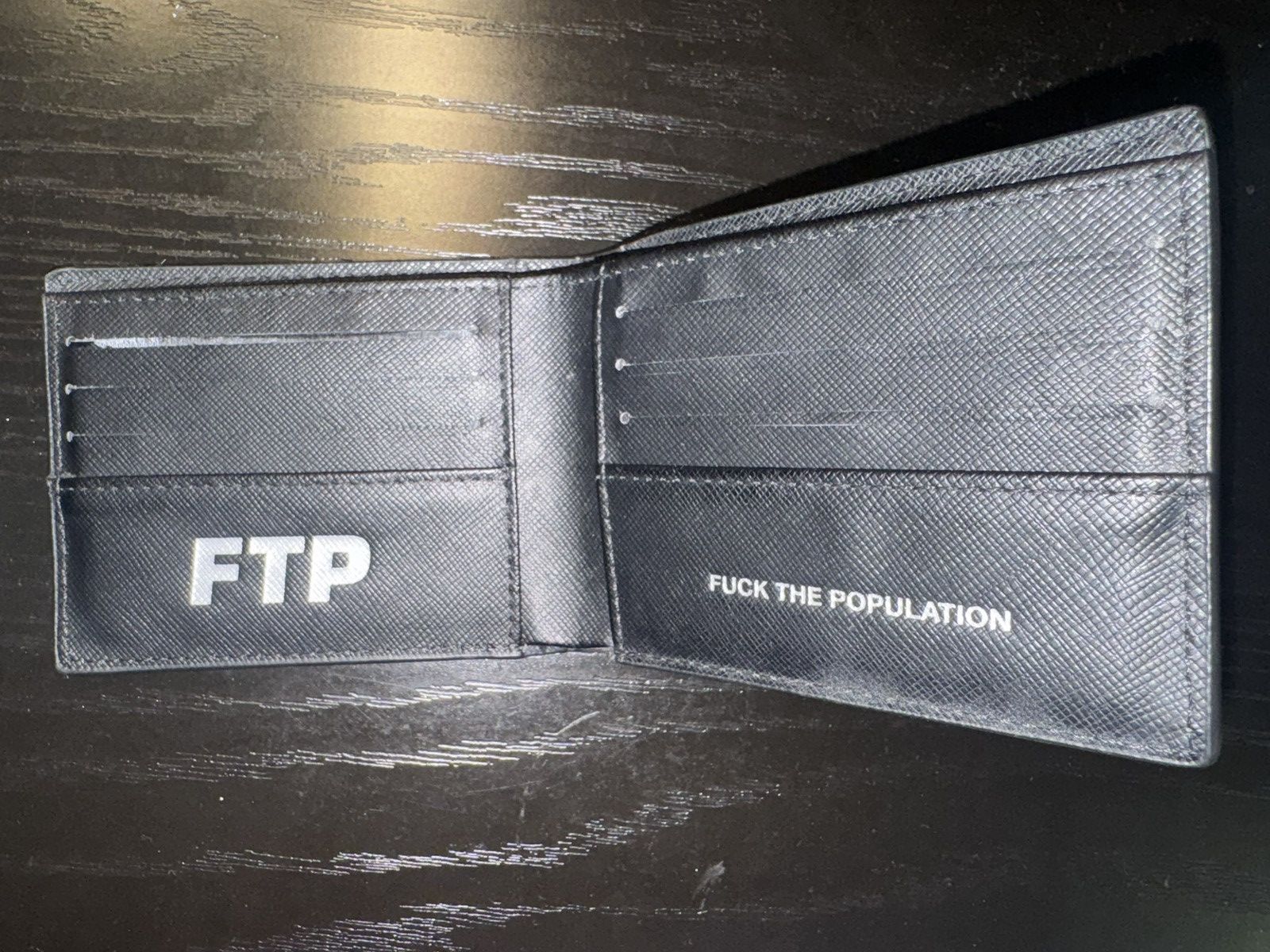 Fuck The Population FTP LOGO REPETE WALLET BLACK Size ONE SIZE - 3 Thumbnail