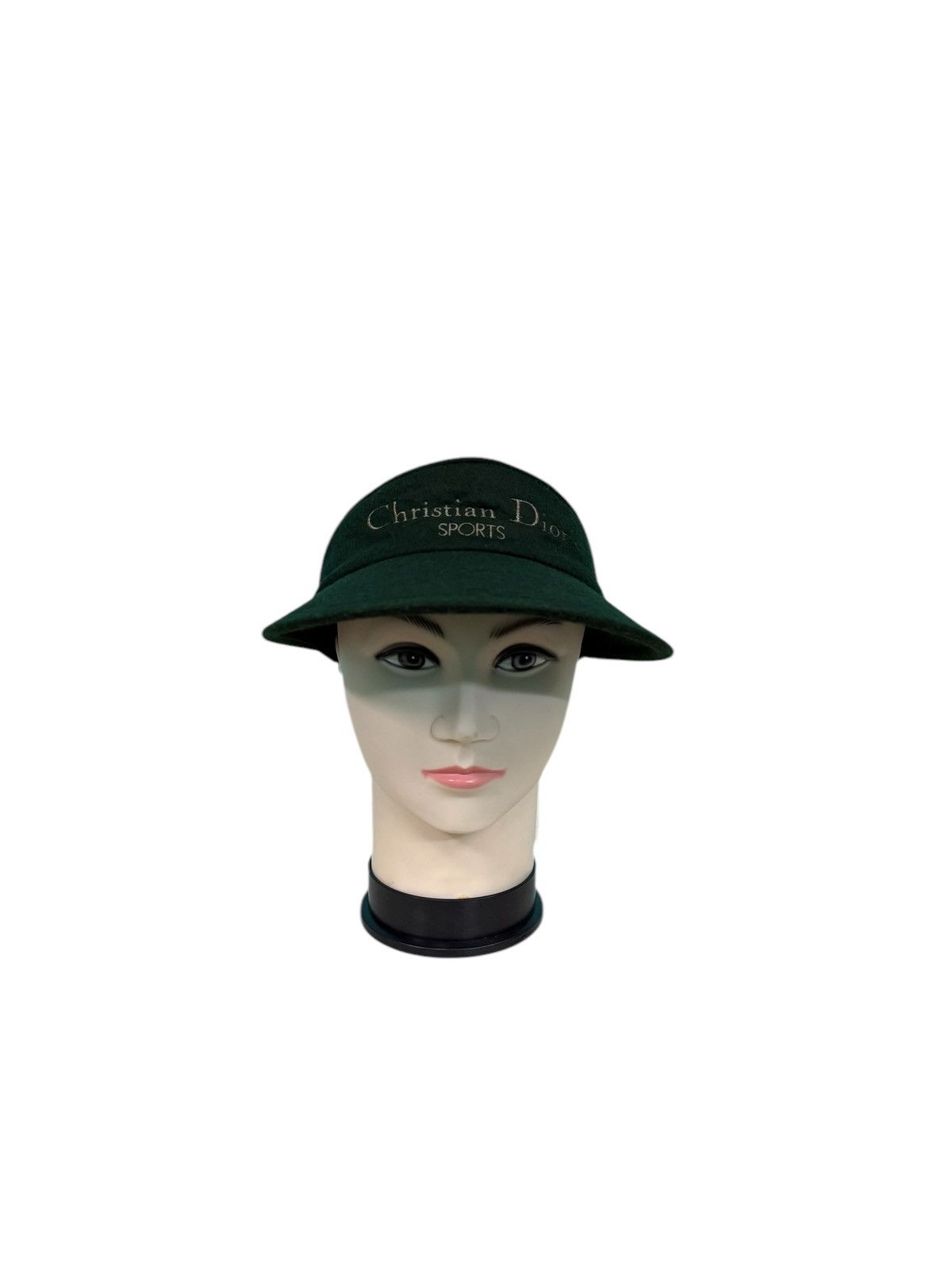 Dior VINTAGE CHRISTIAN DIOR SPORT GREEN VISOR Size ONE SIZE - 1 Thumbnail