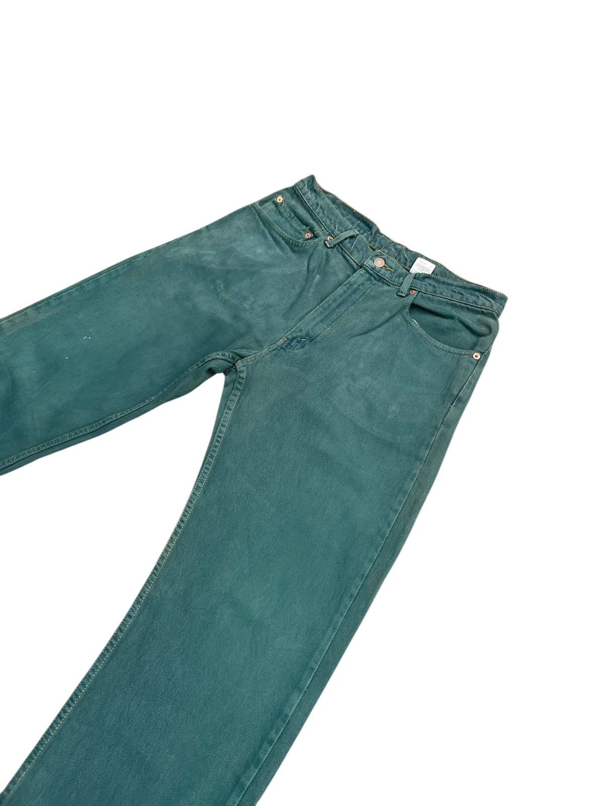 Levi's Vintage 1998 Levis 505 Single R Faded Distresed Size US 33 - 2 Thumbnail