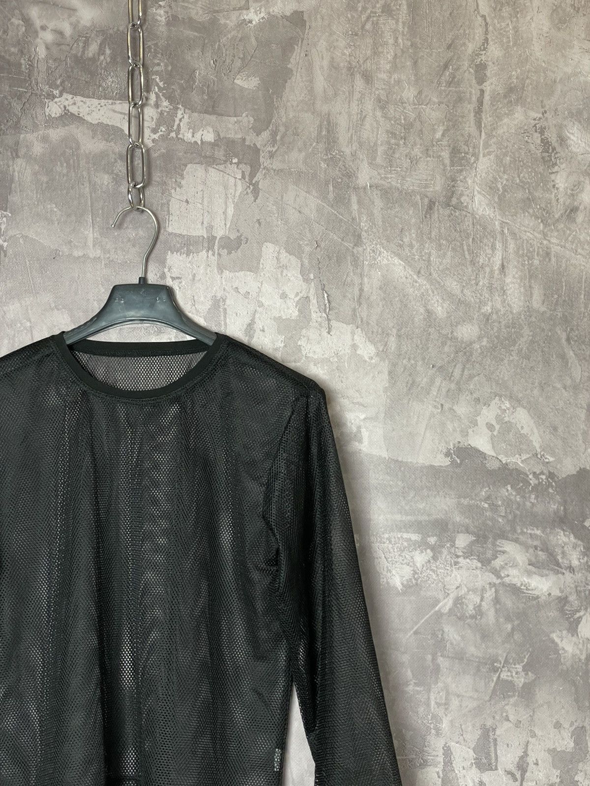 Hysteric Glamour × If Six Was Nine × Le Grande Bleu (L.G.B.) vintage y2k Fang Tribal Goth Mesh Sheer Long-Sleeve womens m Size M / US 6-8 / IT 42-44 - 3 Thumbnail