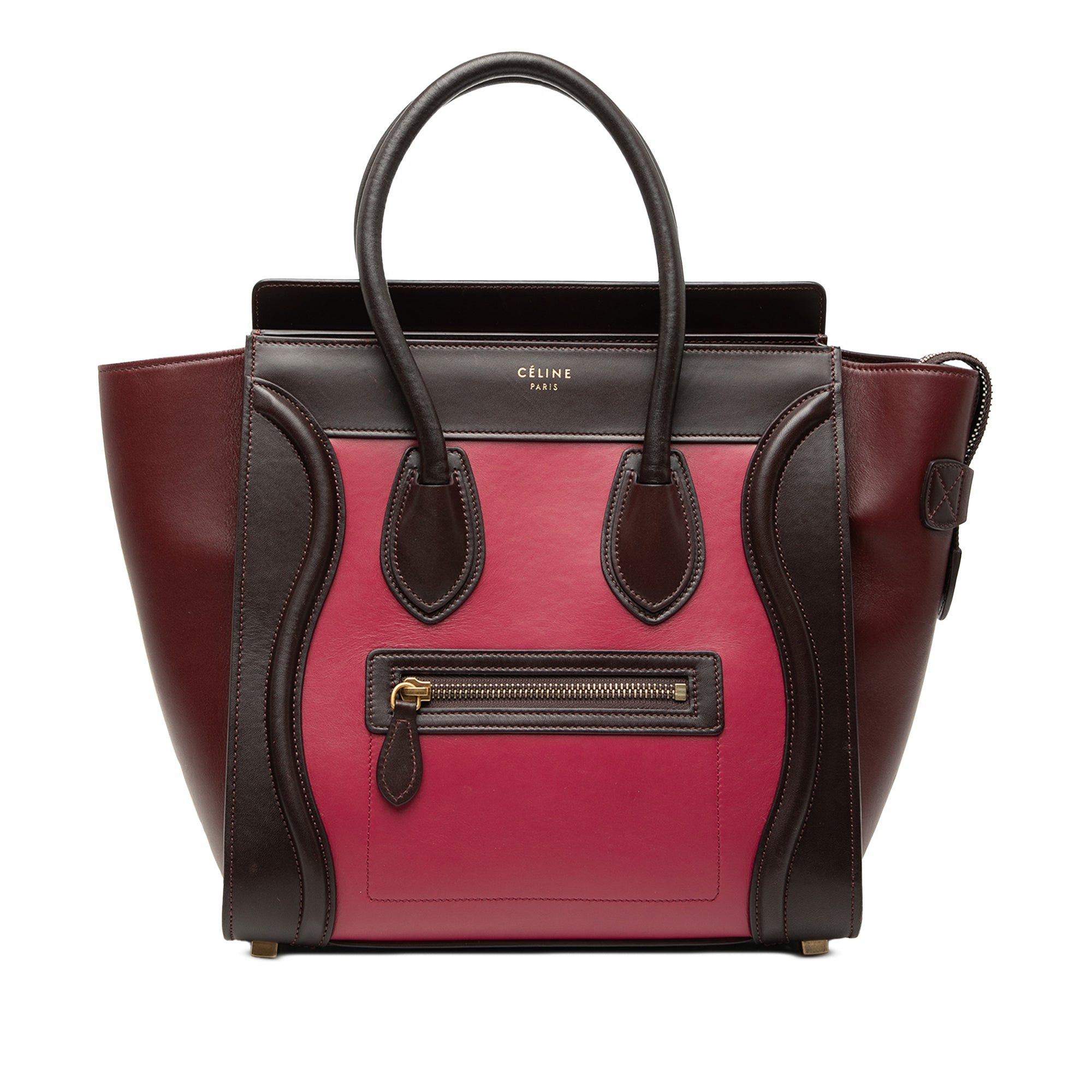 Celine Micro Tricolor Leather Luggage Tote Size ONE SIZE - 1 Thumbnail