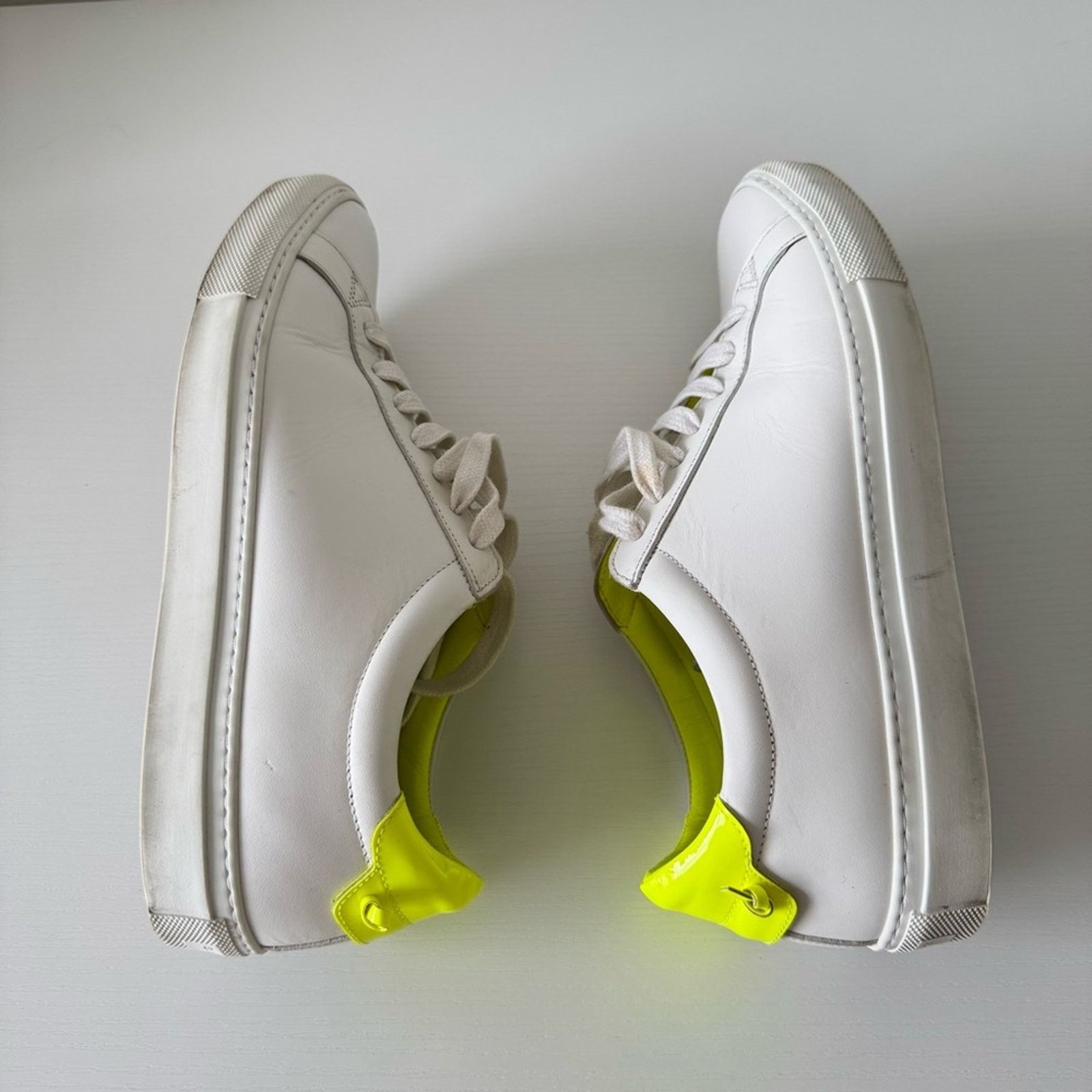 Givenchy Givenchy White and Neon Green Sneakers, Size 39,5, Authentic Size US 9 / IT 39 - 7 Thumbnail