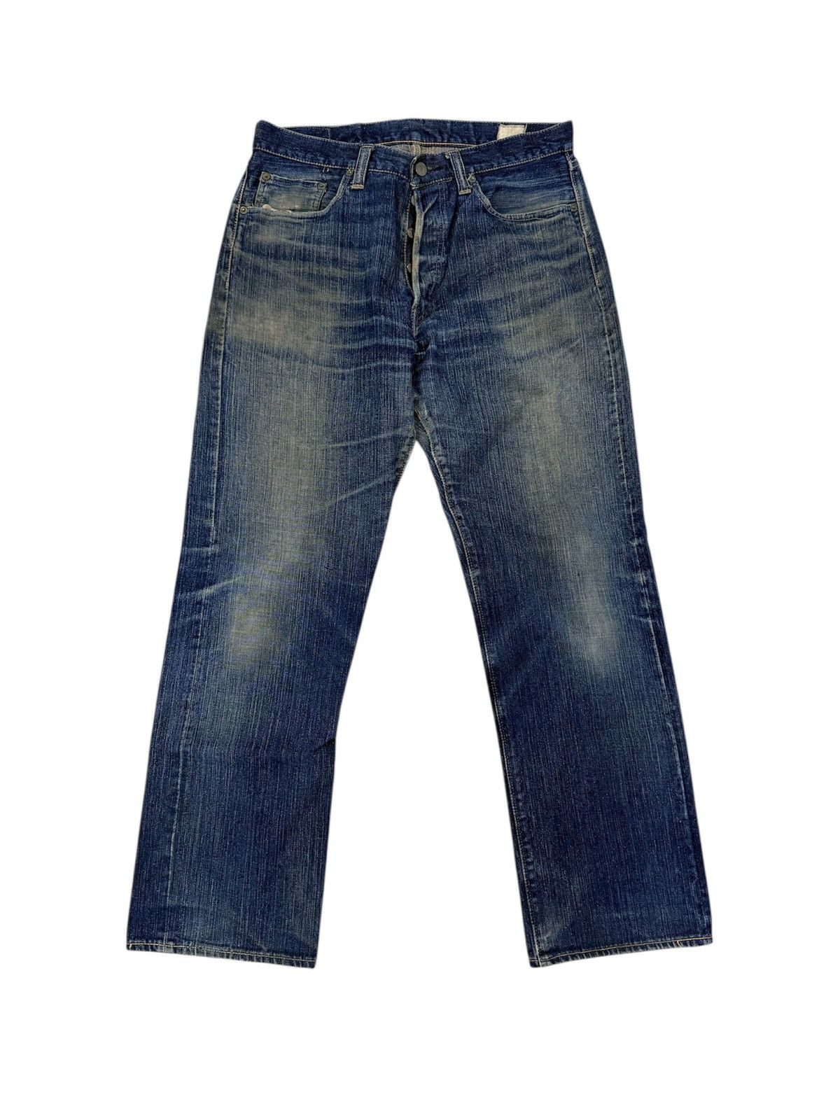 Sugar Cane vintage sugar cane distressed denim jeans Size US 32 / EU 48 - 2 Thumbnail