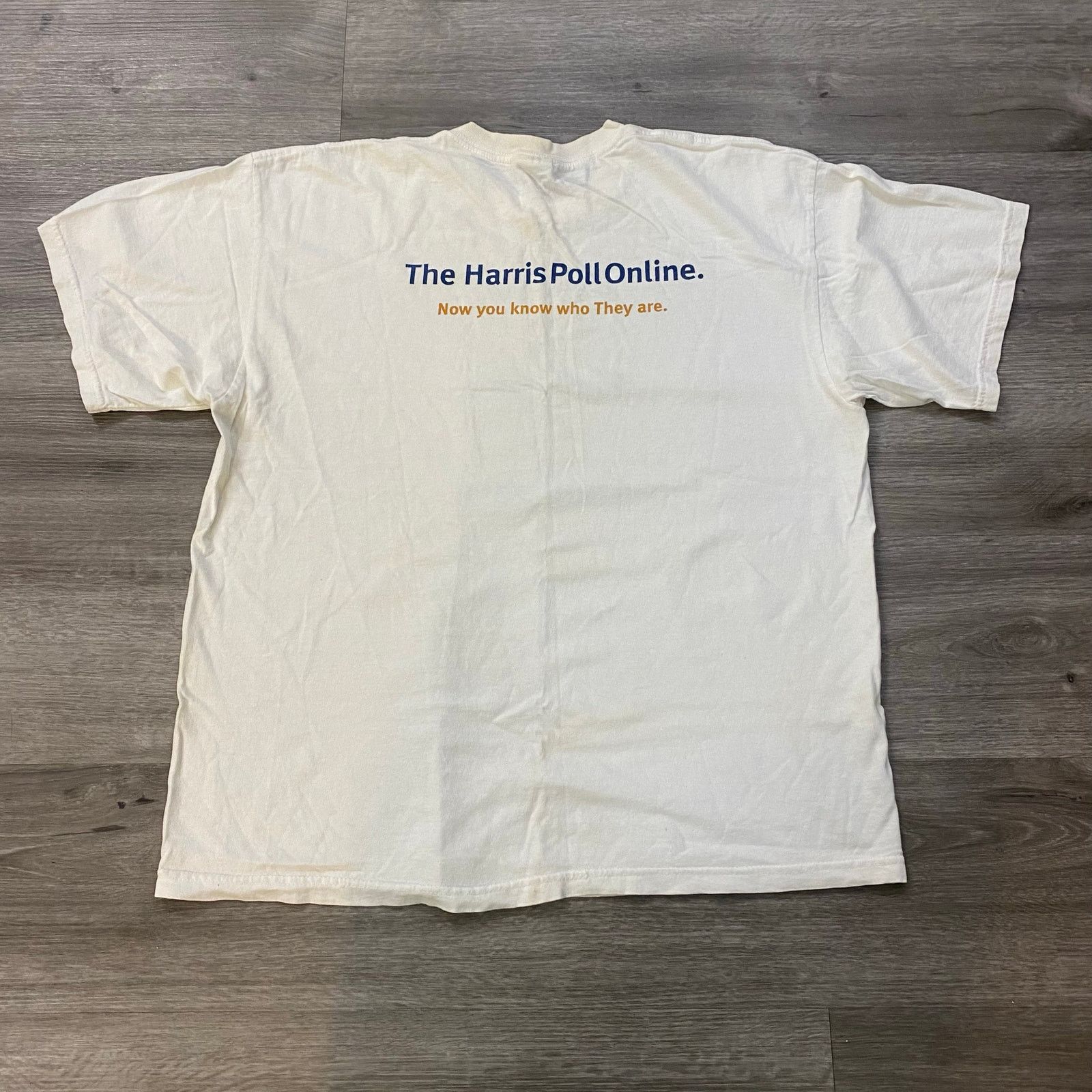 Vintage VINTAGE THEHARRISPOLLONLINE PROMO NEWS JOURNALISM SHIRT XL Size US XL / EU 56 / 4 - 4 Thumbnail