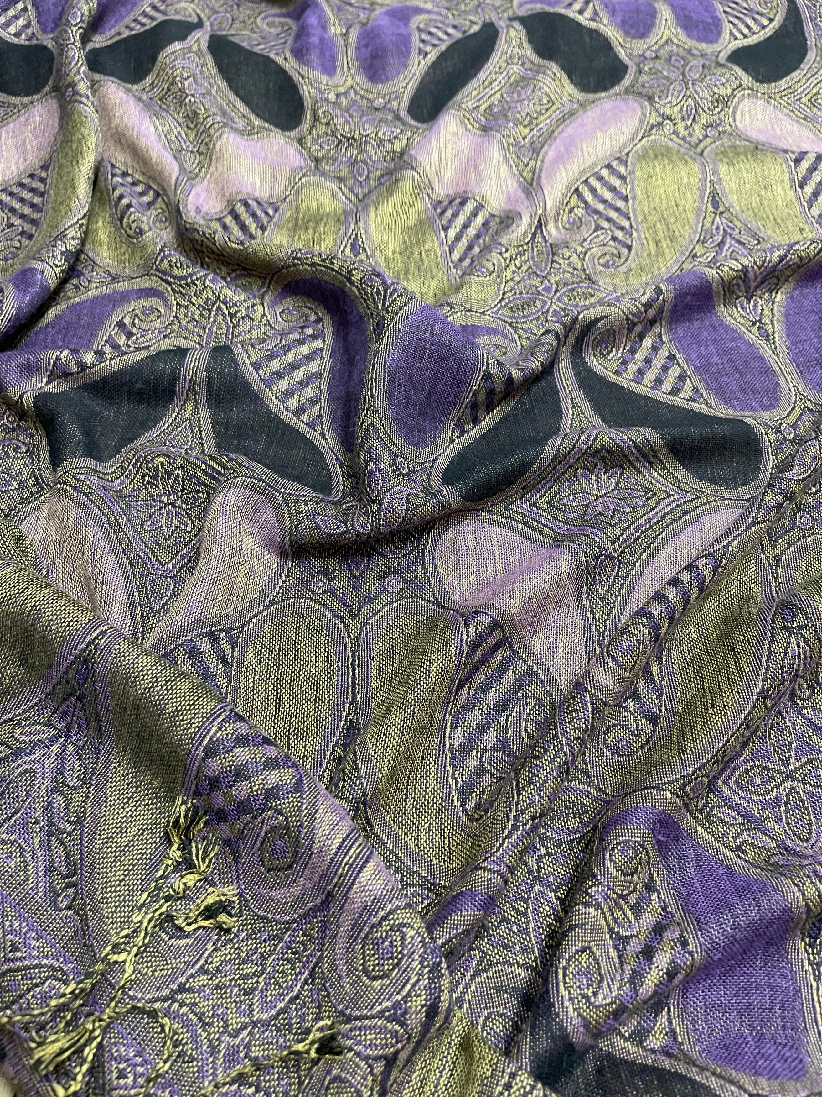 Vintage Vintage Big Size Scarves, Large-Sized Wrap Scarf, - 6081 Size ONE SIZE - 8 Thumbnail
