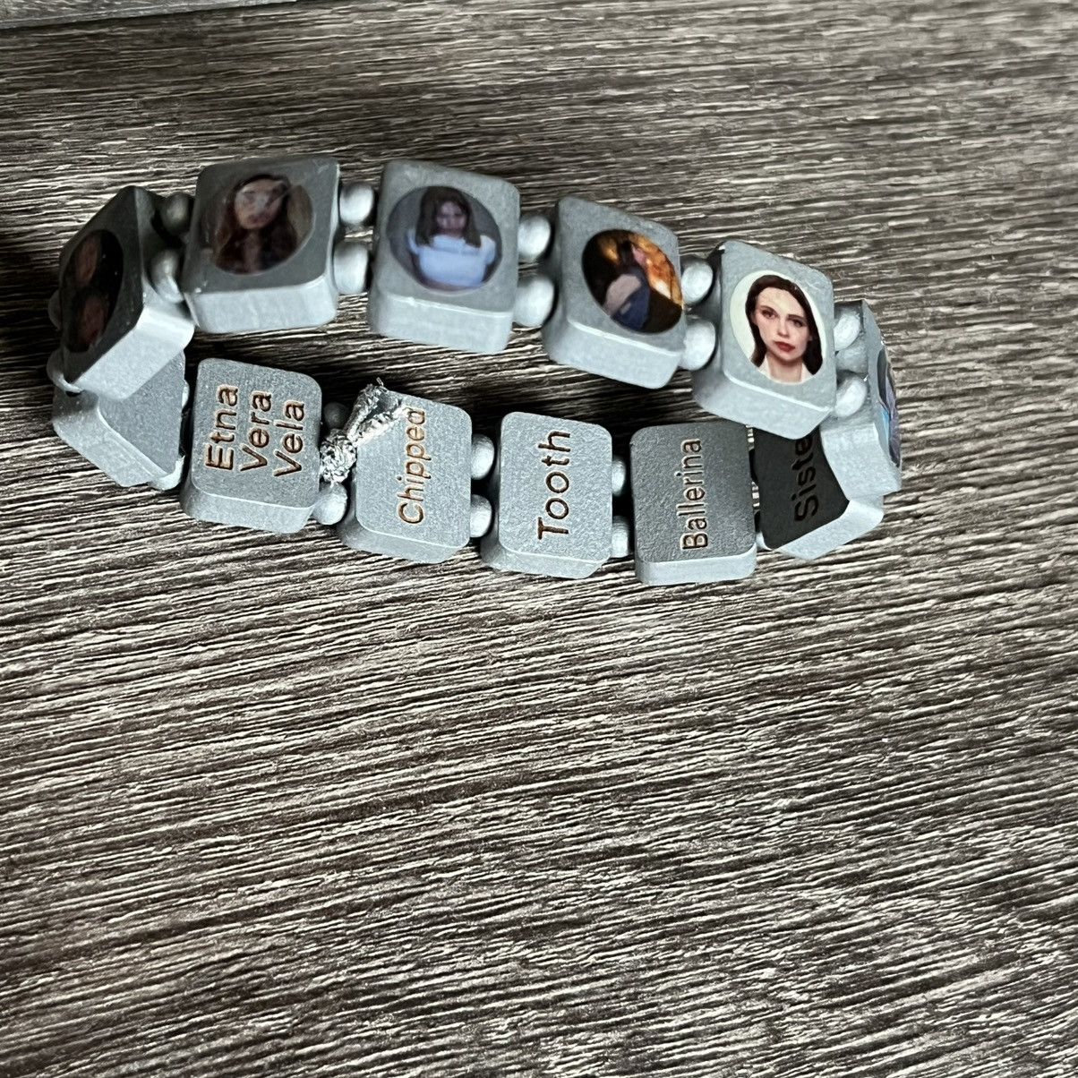 Drain Gang × Sad Boys Fakemink x Bazo 1199 Etna Vera Vela Silver Bracelet Size ONE SIZE - 3 Thumbnail
