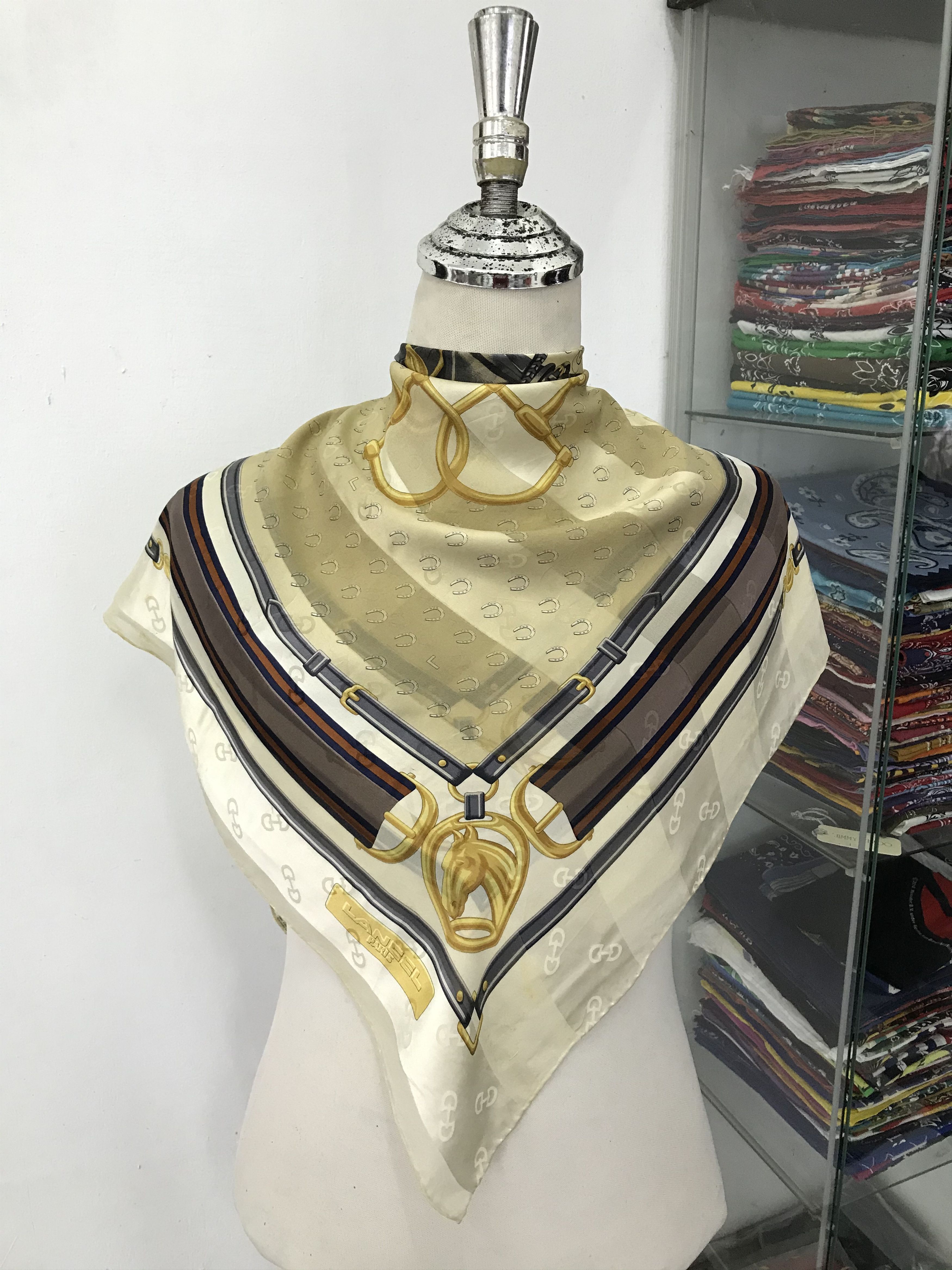Lancel Vintage Lancel Silk Scarf Size ONE SIZE - 1 Thumbnail