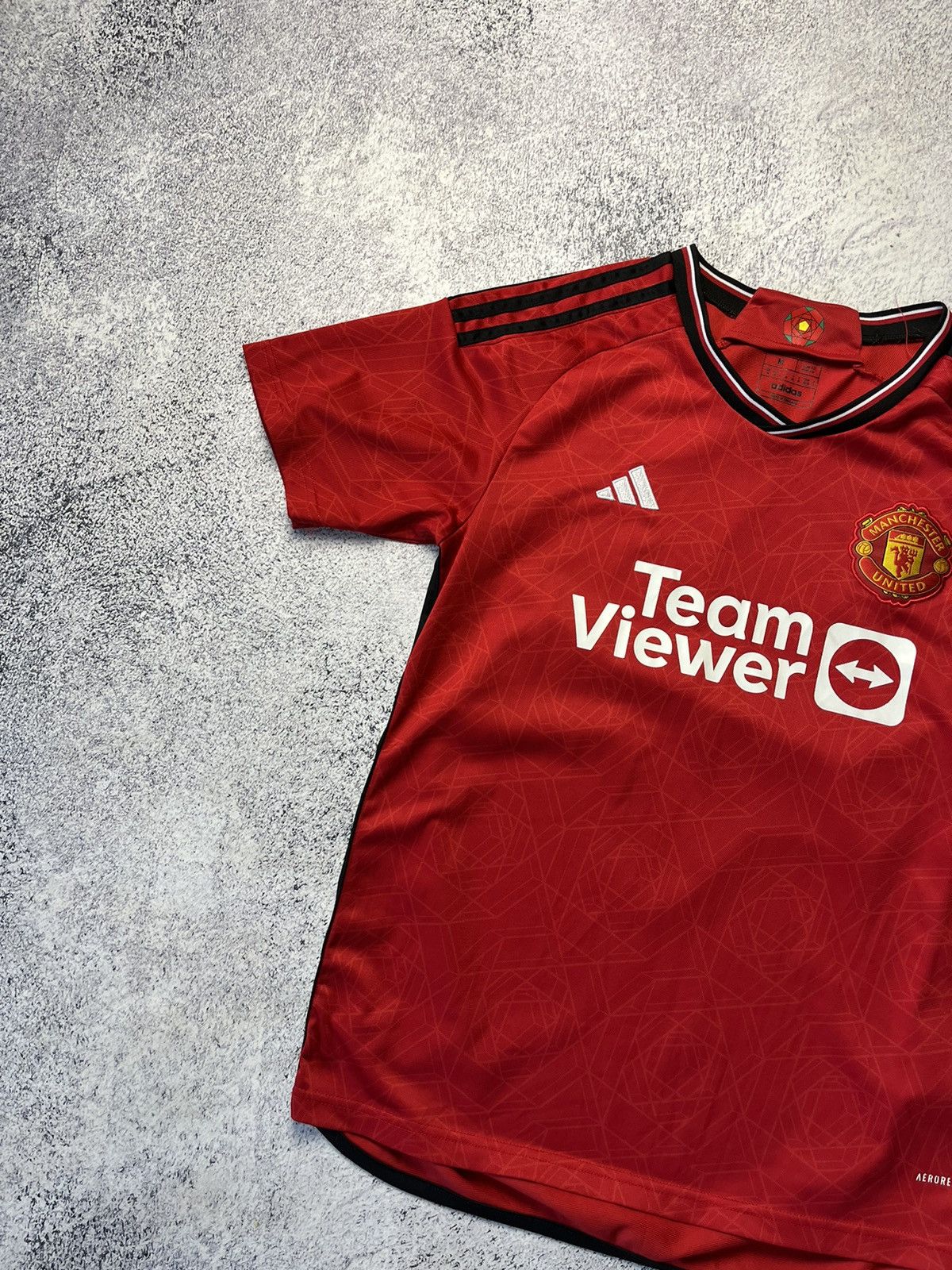 Vintage Manchester United 2023-2024 Authentic Home Shirt Size US M / EU 48-50 / 2 - 2 Thumbnail