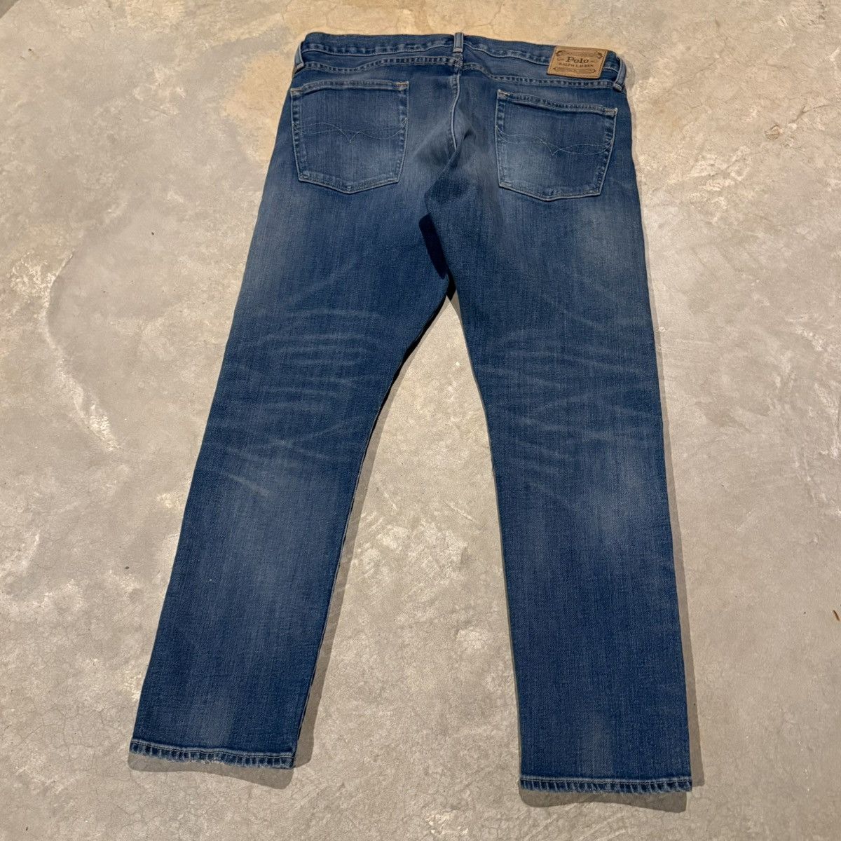 Polo Ralph Lauren Vtg Polo Ralph Lauren Faded Indigo Sullivan Slim Denim Size US 35 - 10 Thumbnail