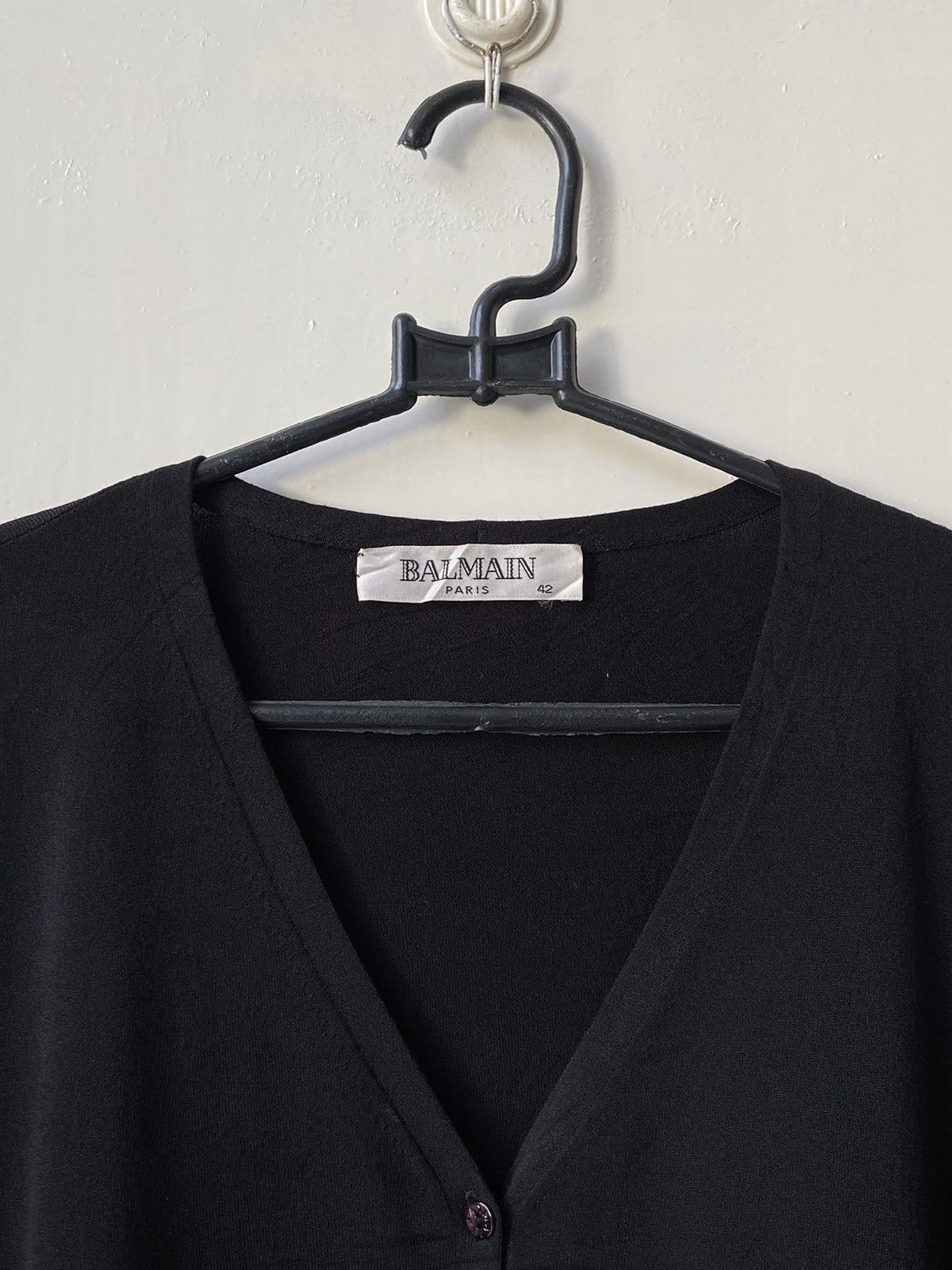 Balmain BALMAIN Black Cardigan Size US S / EU 44-46 / 1 - 12 Thumbnail