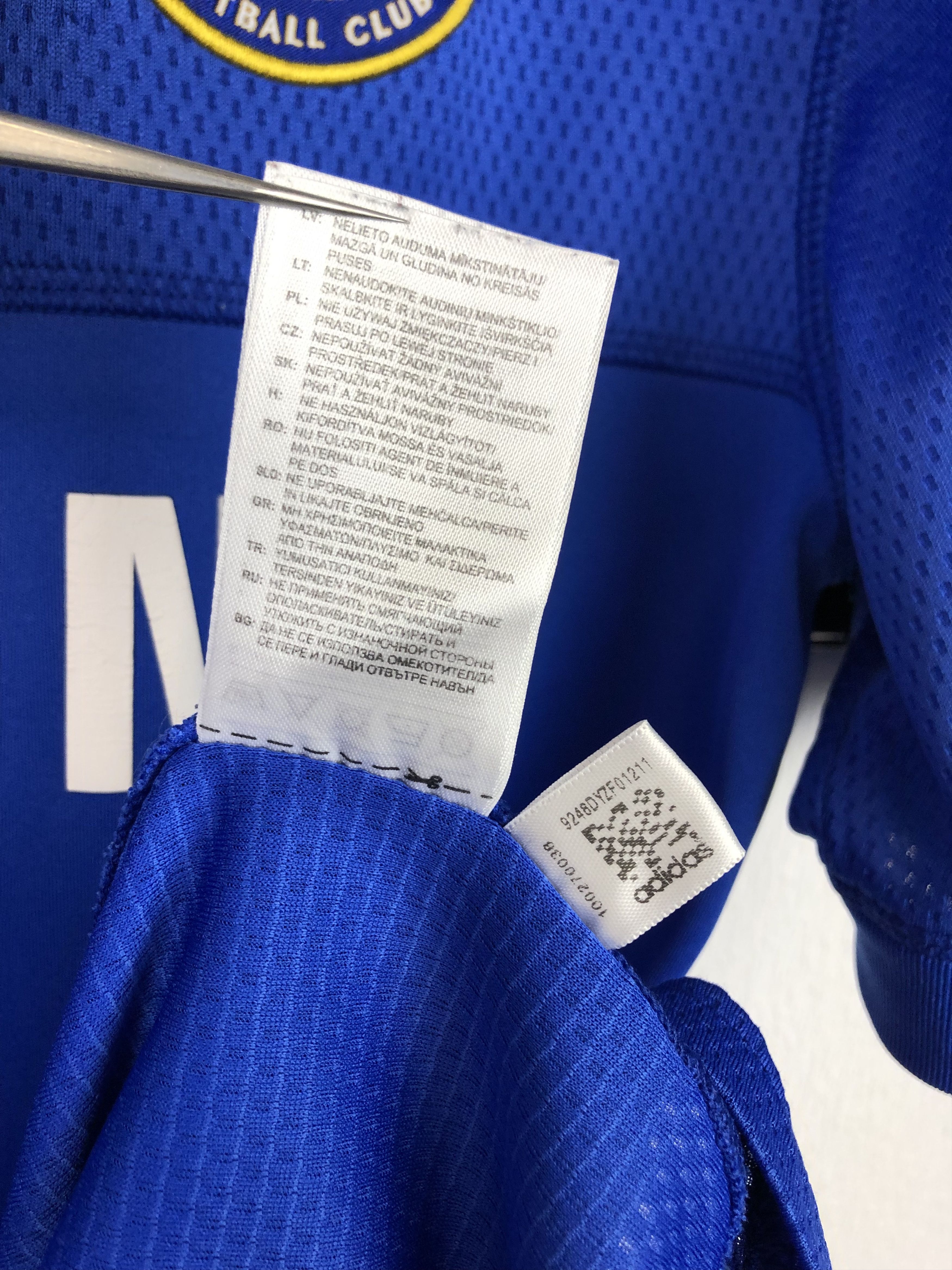 Adidas Chelsea Home football shirt 2009 Soccer Adidas Jersey Trikot Size US S / EU 44-46 / 1 - 9 Thumbnail