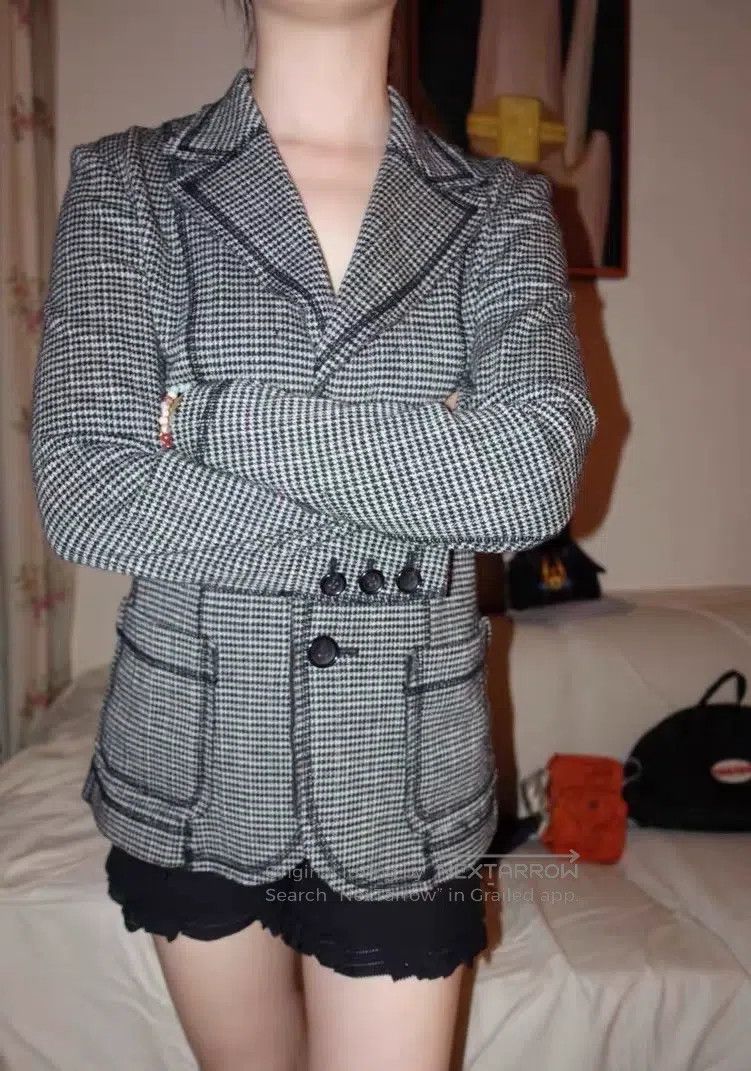 Comme des Garcons Comme Des Garcons Black and White Striped Blazer Jacket Size S / US 4 / IT 40 - 3 Thumbnail