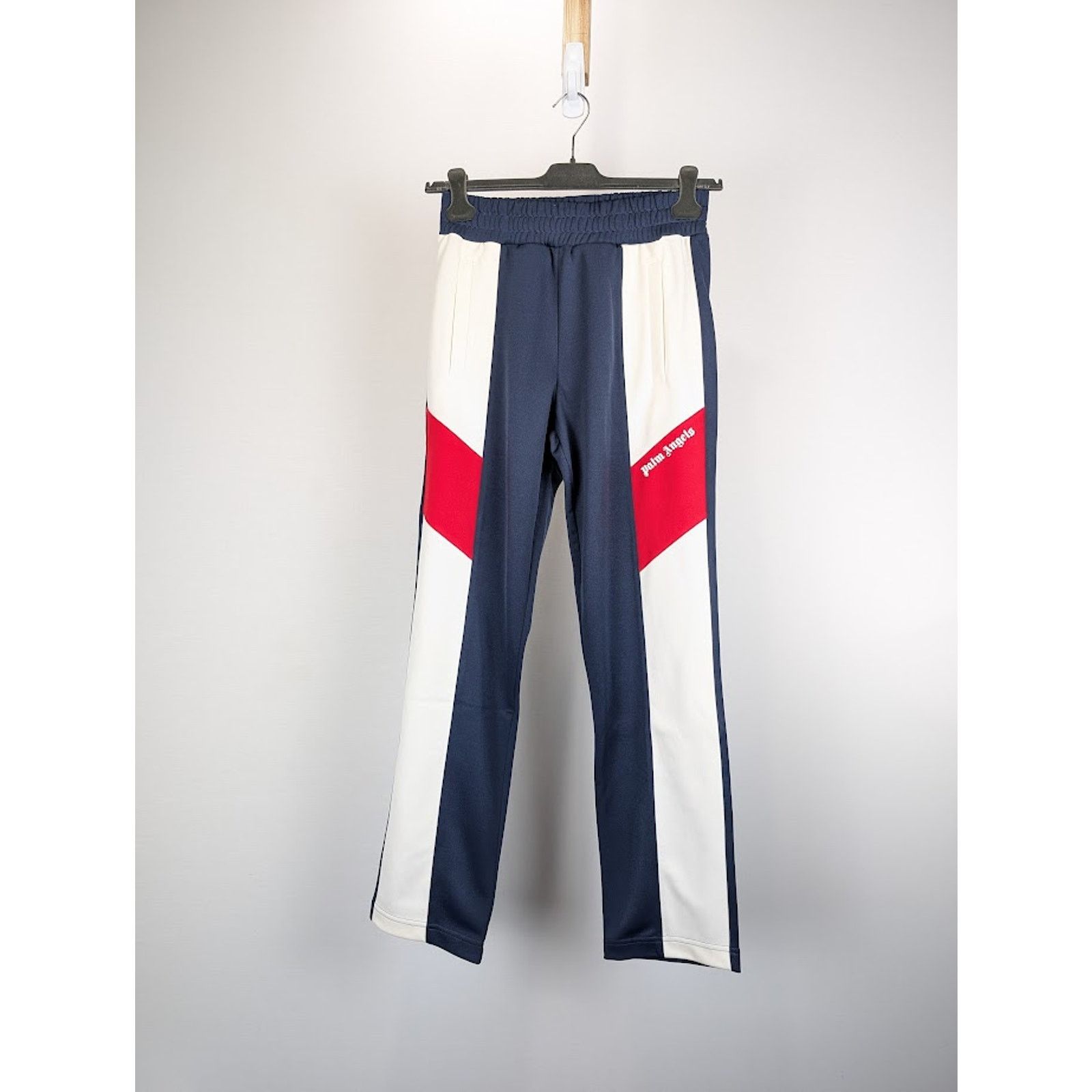 Palm Angels o1rshd1 V Colarblock Track Pant in Navy Blue White Size US 34 / EU 50 - 2 Thumbnail