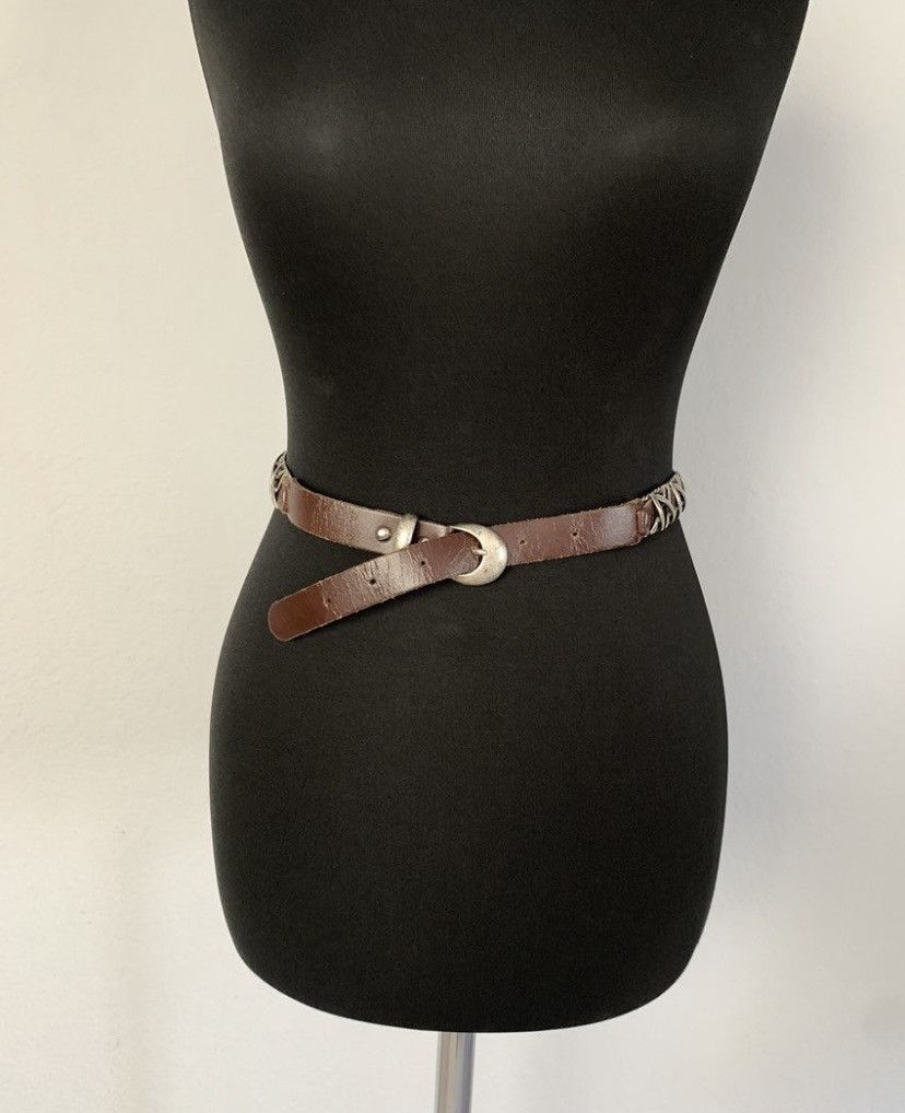Japanese Brand Leather Belt Vintage Punk Belt Size ONE SIZE - 14 Thumbnail