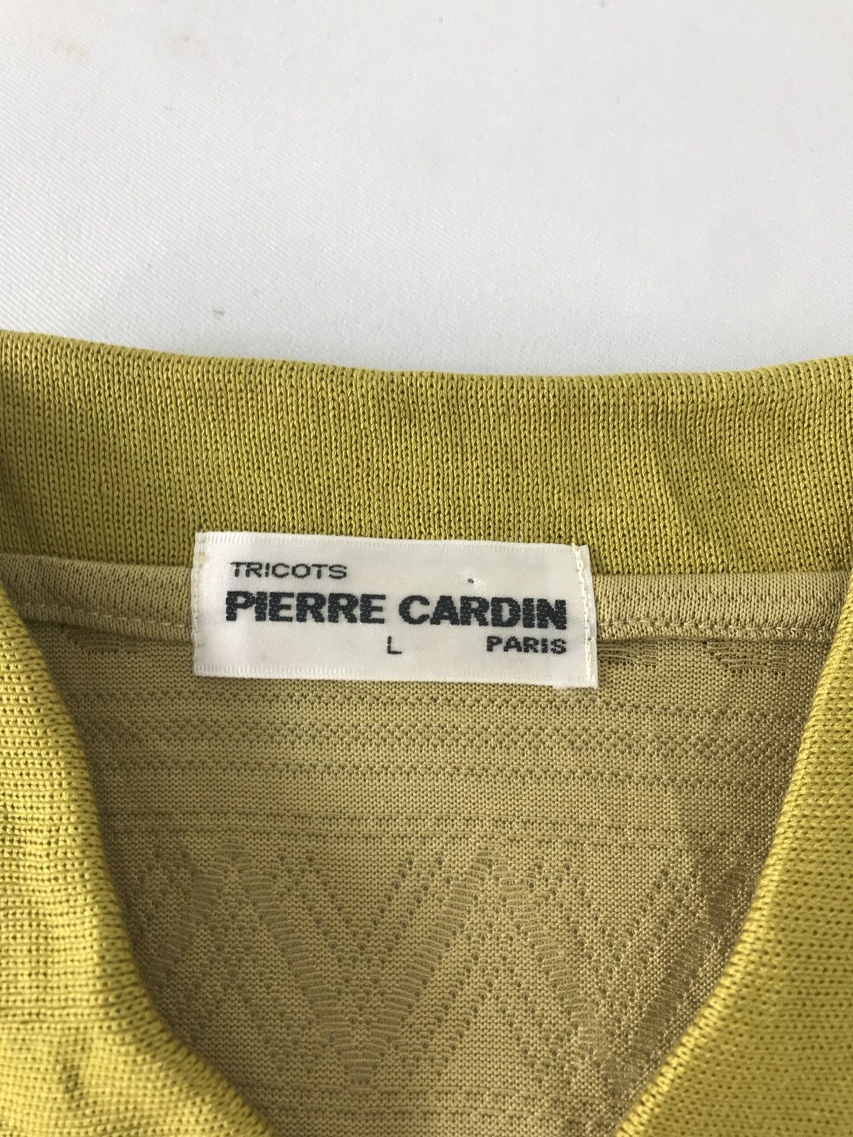 Pierre Cardin 90s Pierre Cardin Paris Tricot Single Pocket Polo Tee Size US M / EU 48-50 / 2 - 5 Thumbnail