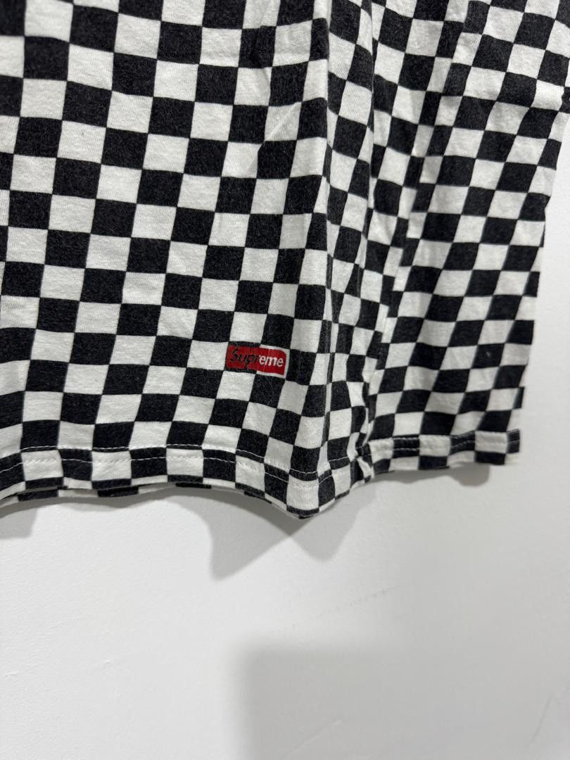 Hanes × Supreme Supreme Hanes Checkered Tee Size US L / EU 52-54 / 3 - 3 Thumbnail
