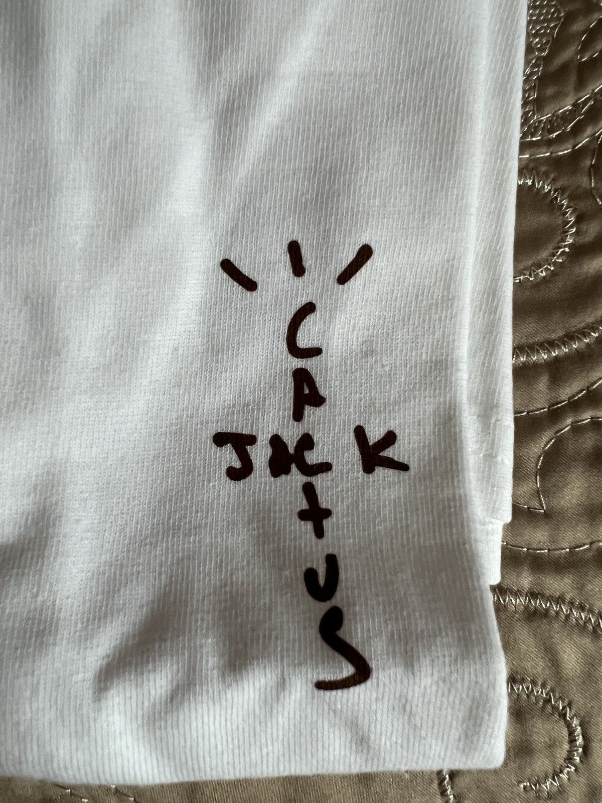 Travis Scott Cactus Jack Logo Tee Large (1) Size US L / EU 52-54 / 3 - 2 Thumbnail