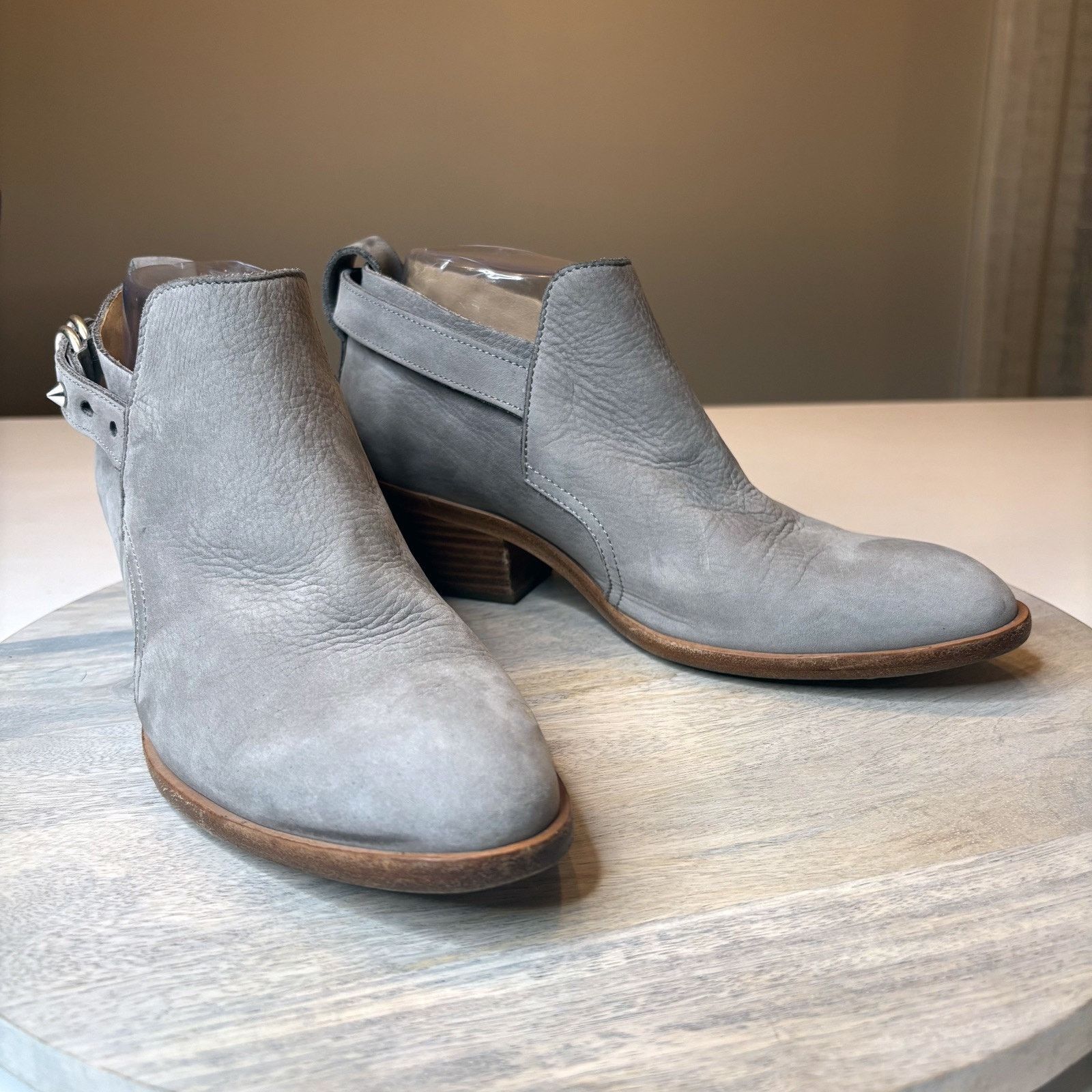 Rag & Bone Rag & Bone Sullivan Women's Grey Leather Boots Shoes Size 8 Size US 8 / IT 38 - 3 Thumbnail