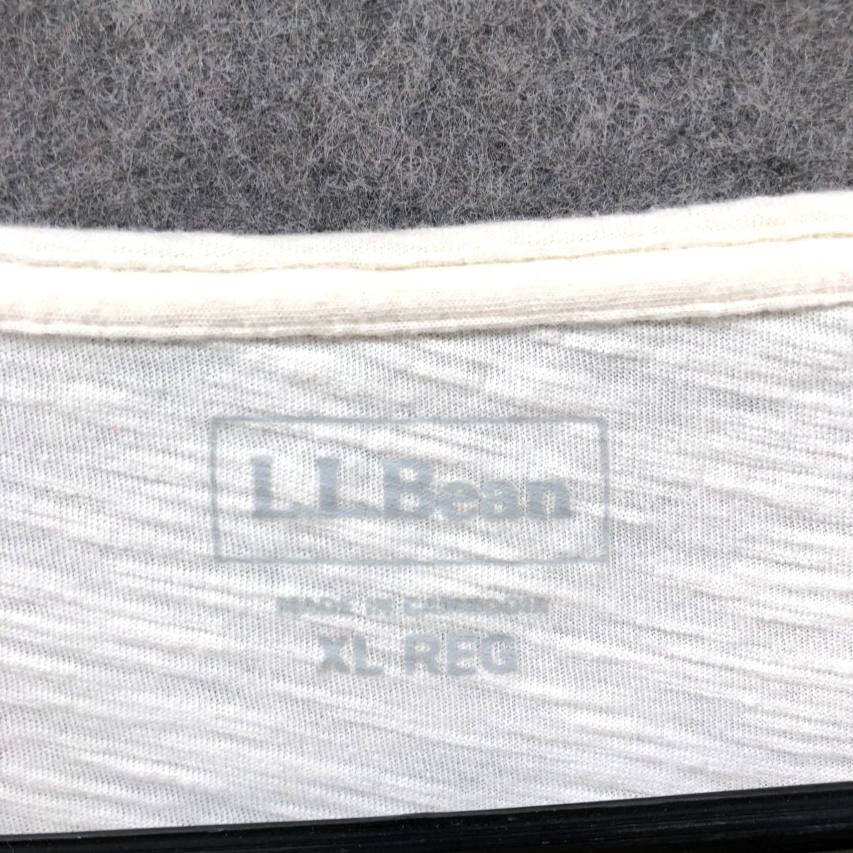 Vintage L.L. Bean Long Sleeve T Shirt Womens XL Ivory Crewneck Cotton Slub Knit Shirt Mens? Size XL / US 12-14 / IT 48-50 - 5 Thumbnail
