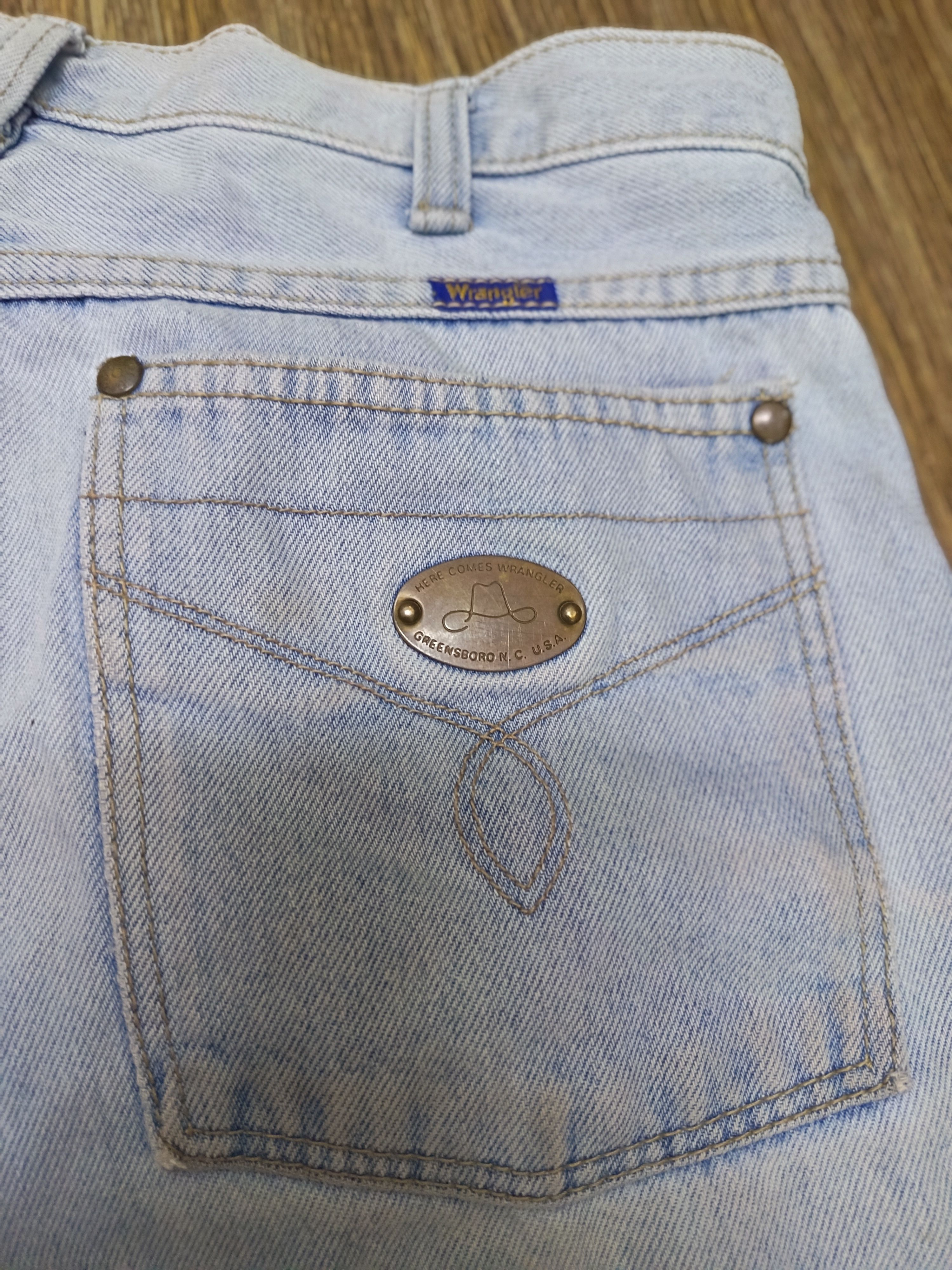 Wrangler Vintage distressed faded 80s wrangler japan Size US 30 / EU 46 - 3 Thumbnail