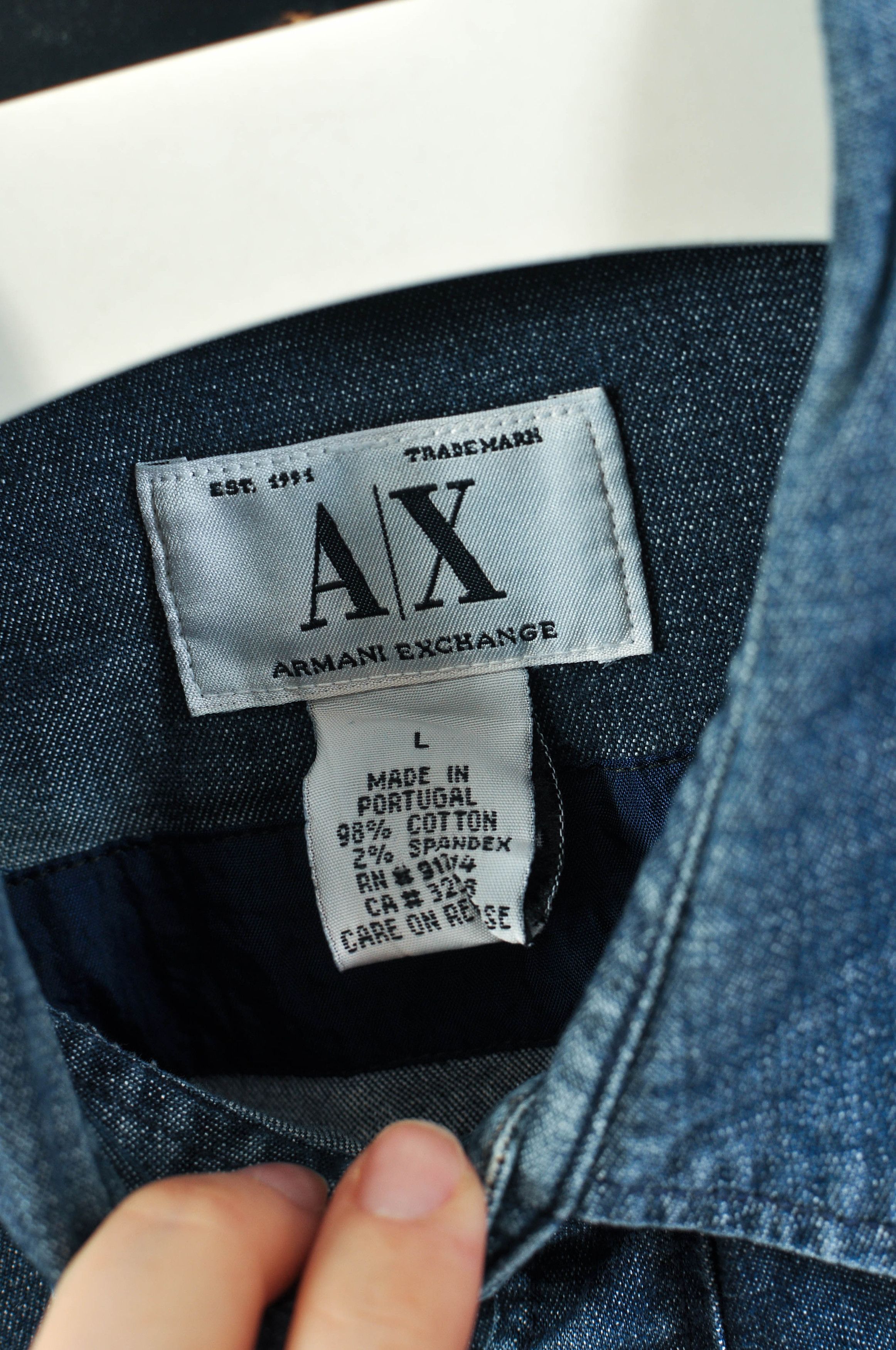 Armani Exchange Armani Exchange denim shirt Size US L / EU 52-54 / 3 - 3 Thumbnail