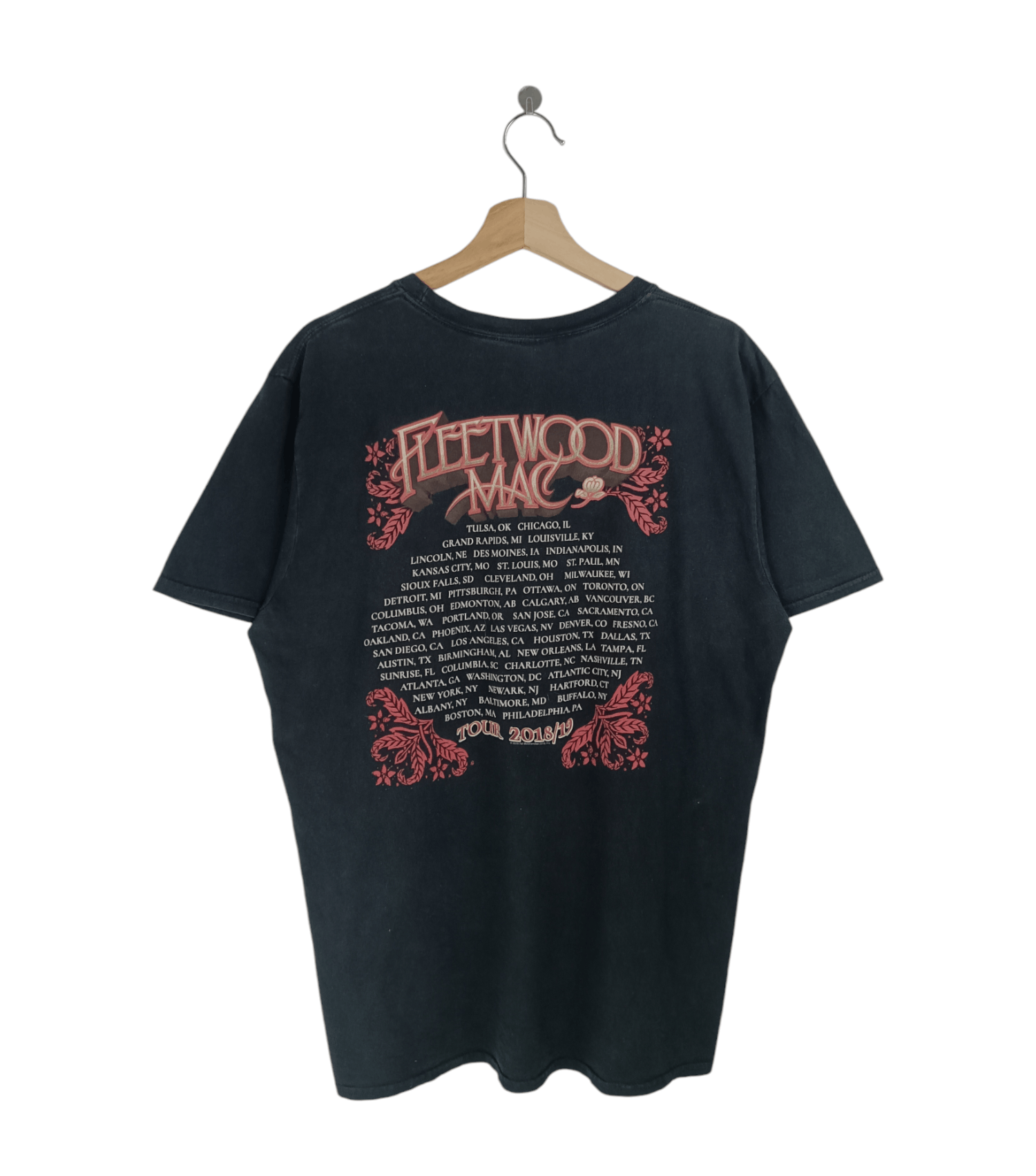Band Tees VINTAGE 2018 FLEETWOOD MAC IN CONCERT TEE led eagles floyd Size US L / EU 52-54 / 3 - 2 Thumbnail