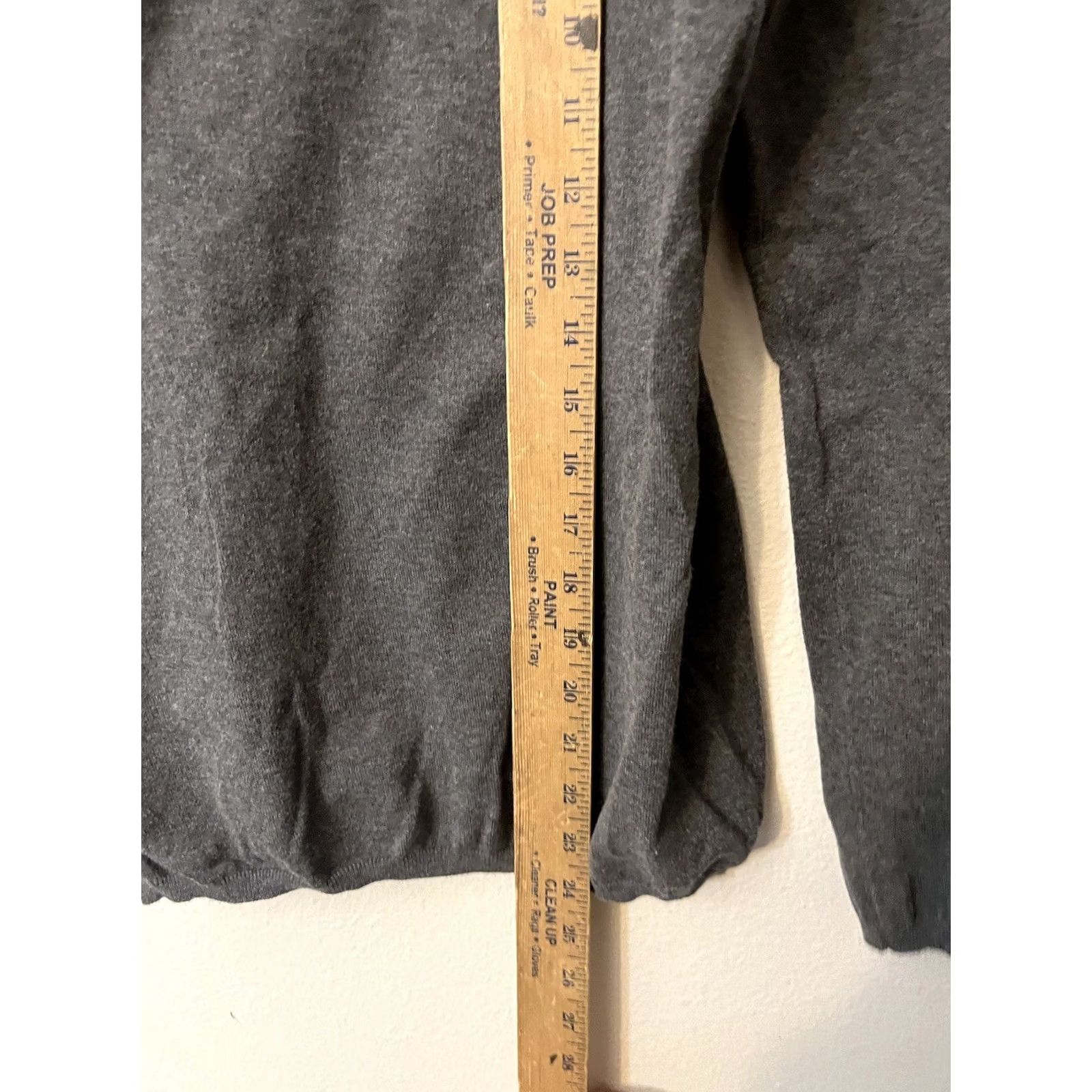 Gap GAP Sweater Medium Dark Gray Combined Cotton Turtleneck Pullover Women's Size M / US 6-8 / IT 42-44 - 4 Thumbnail