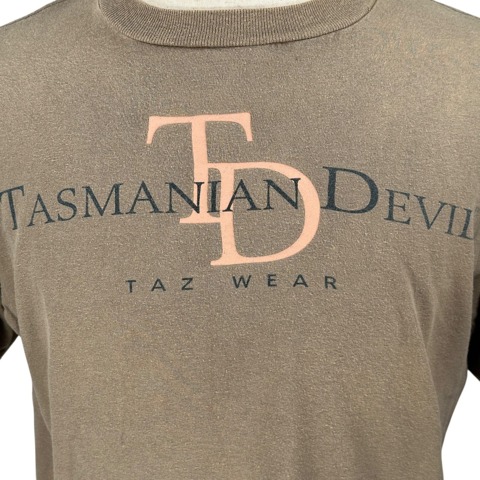 Changes VTG Taz Wear Tasmanian Devil T-Shirt Men Large Brown USA 90s Size US L / EU 52-54 / 3 - 3 Thumbnail