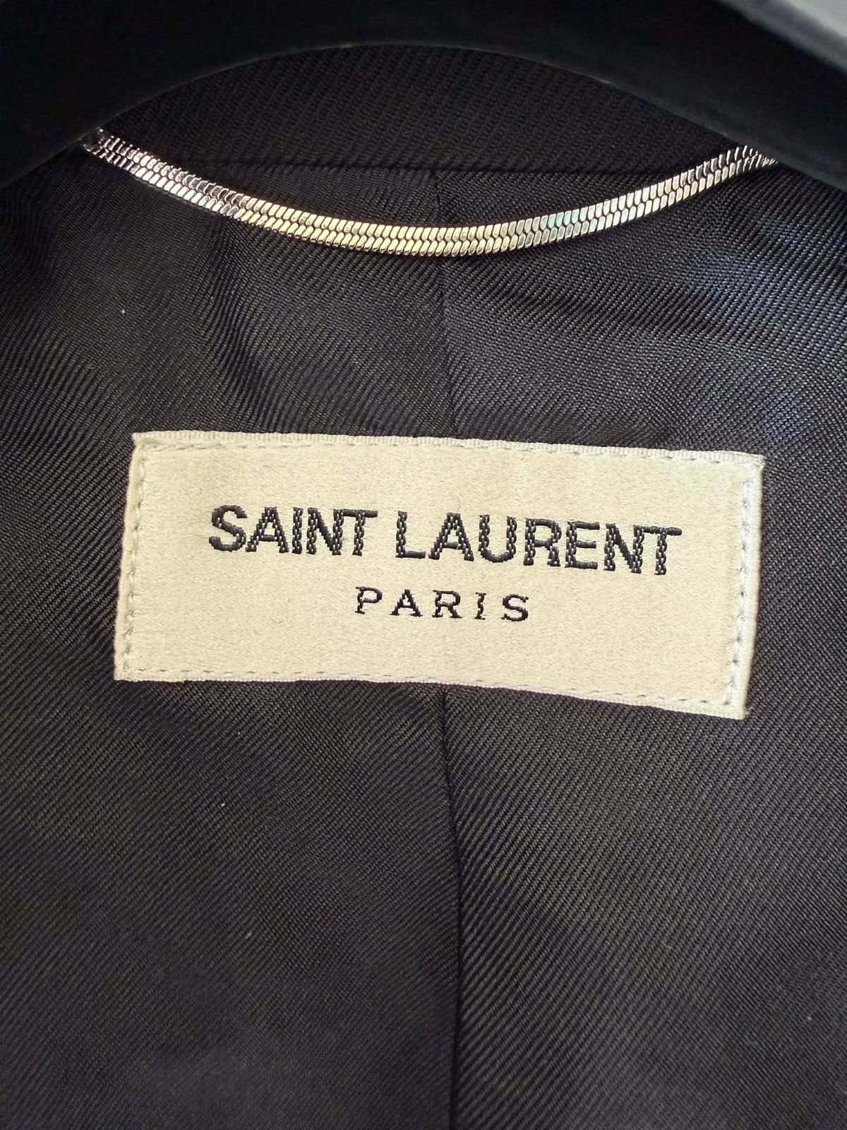 Saint Laurent Paris Saint Laurent by hedi slimane wool blazer jacket Size 48R - 4 Thumbnail