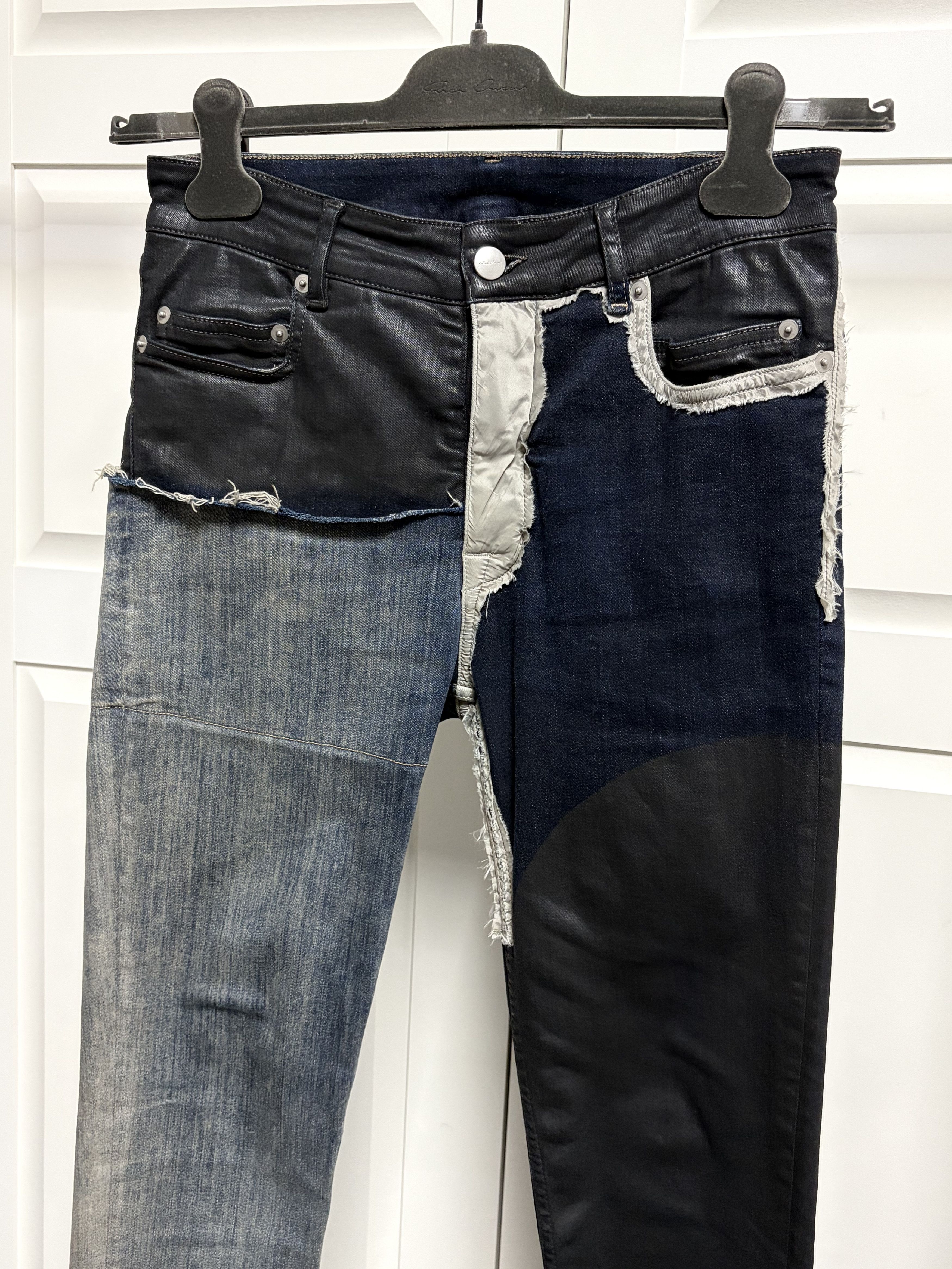 Rick Owens Rick Owens Mainline BABEL Tyrone Collage Denim Size US 28 / EU 44 - 2 Thumbnail