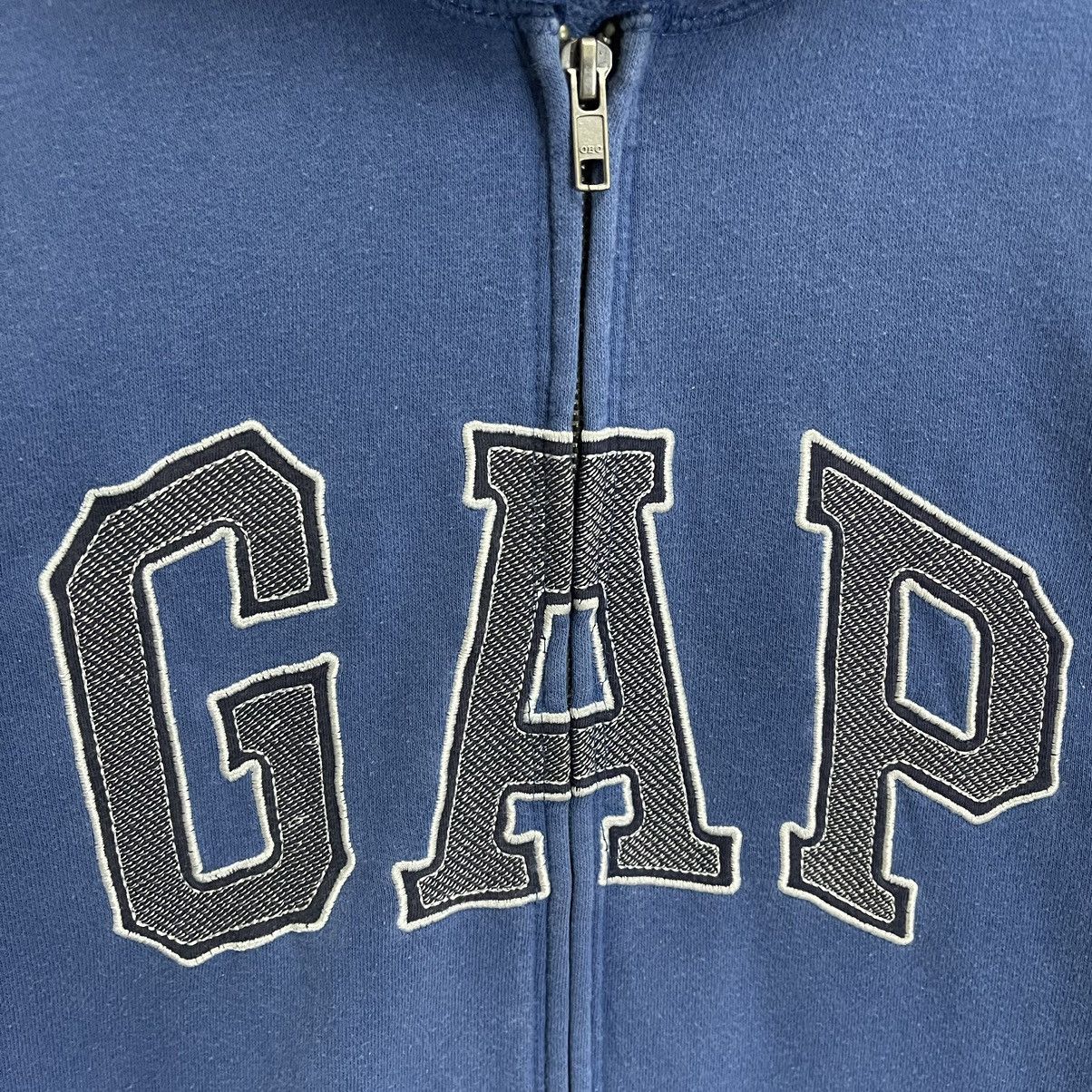 Gap Gap Big Logo Embroidered Fullzip Hoodie Size M Size US L / EU 52-54 / 3 - 5 Thumbnail