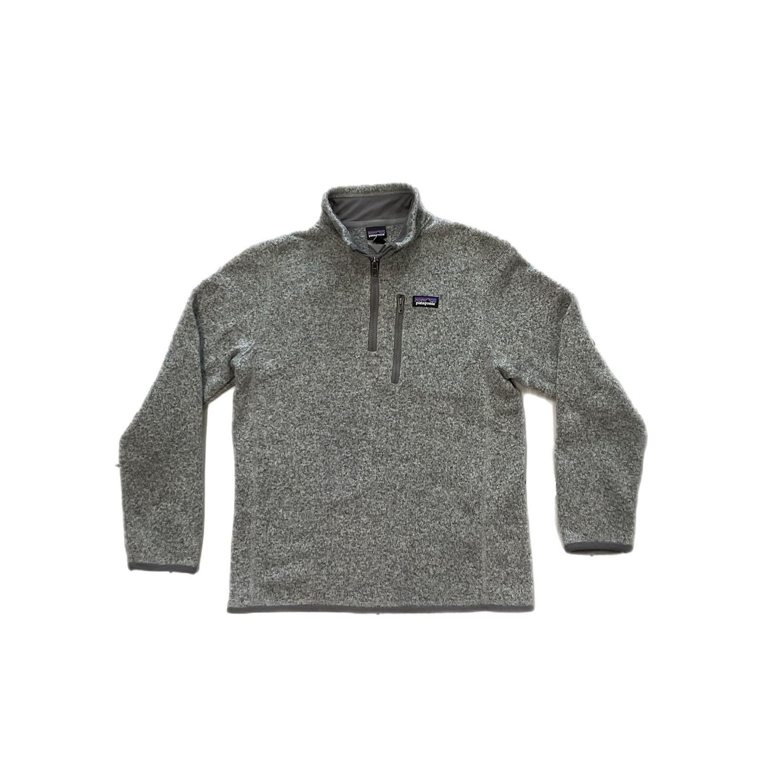 Patagonia Patagonia Stonewashed Grey 1/4 zip up Sweater Size L / US 10 / IT 46 - 1 Thumbnail