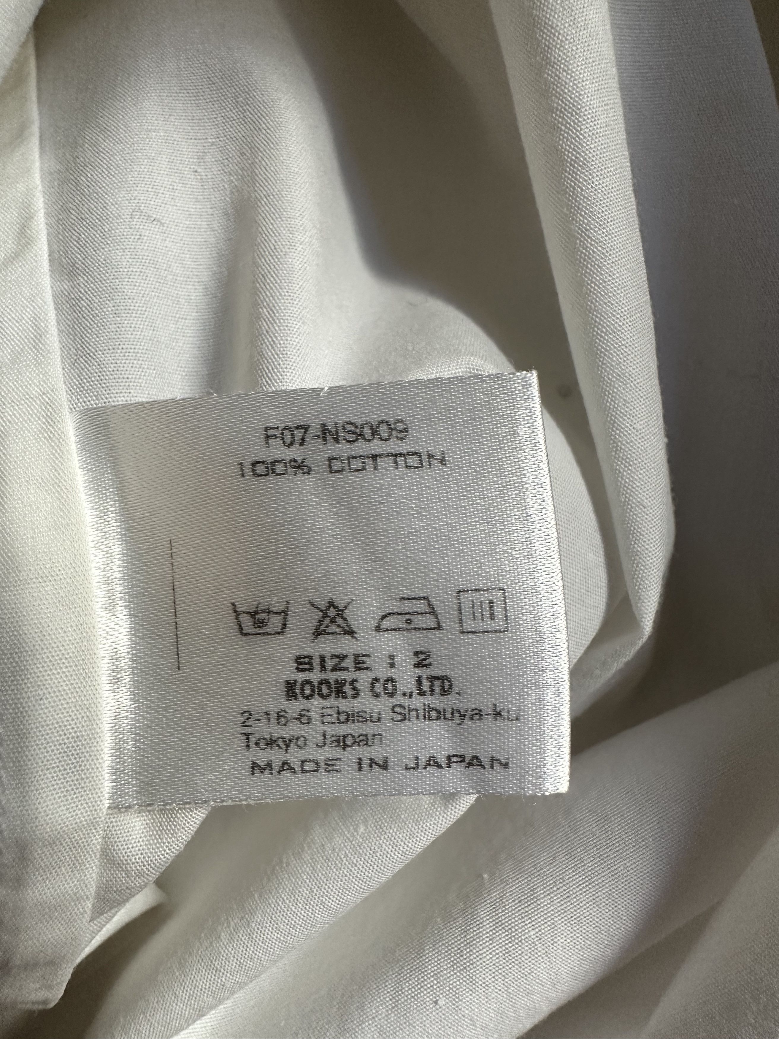 Number (N)ine Number (N)ine SHIRT IN SIZE 2 LIKE NEW Size US S / EU 44-46 / 1 - 10 Thumbnail