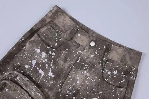 VIBE Men's camouflage cargo pants with large pockets Size US 34 / EU 50 - 6 Thumbnail