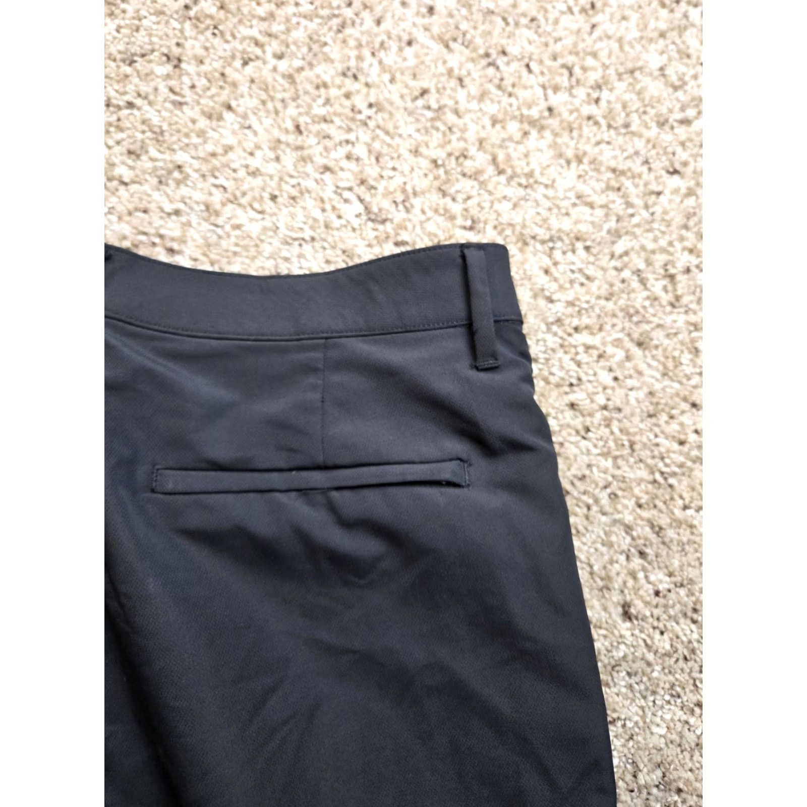 Banana Republic Banana Republic Black Tech Chino Pants 32x34 Mens Straight Leg Casual Business Slim Size US 32 / EU 48 - 6 Thumbnail