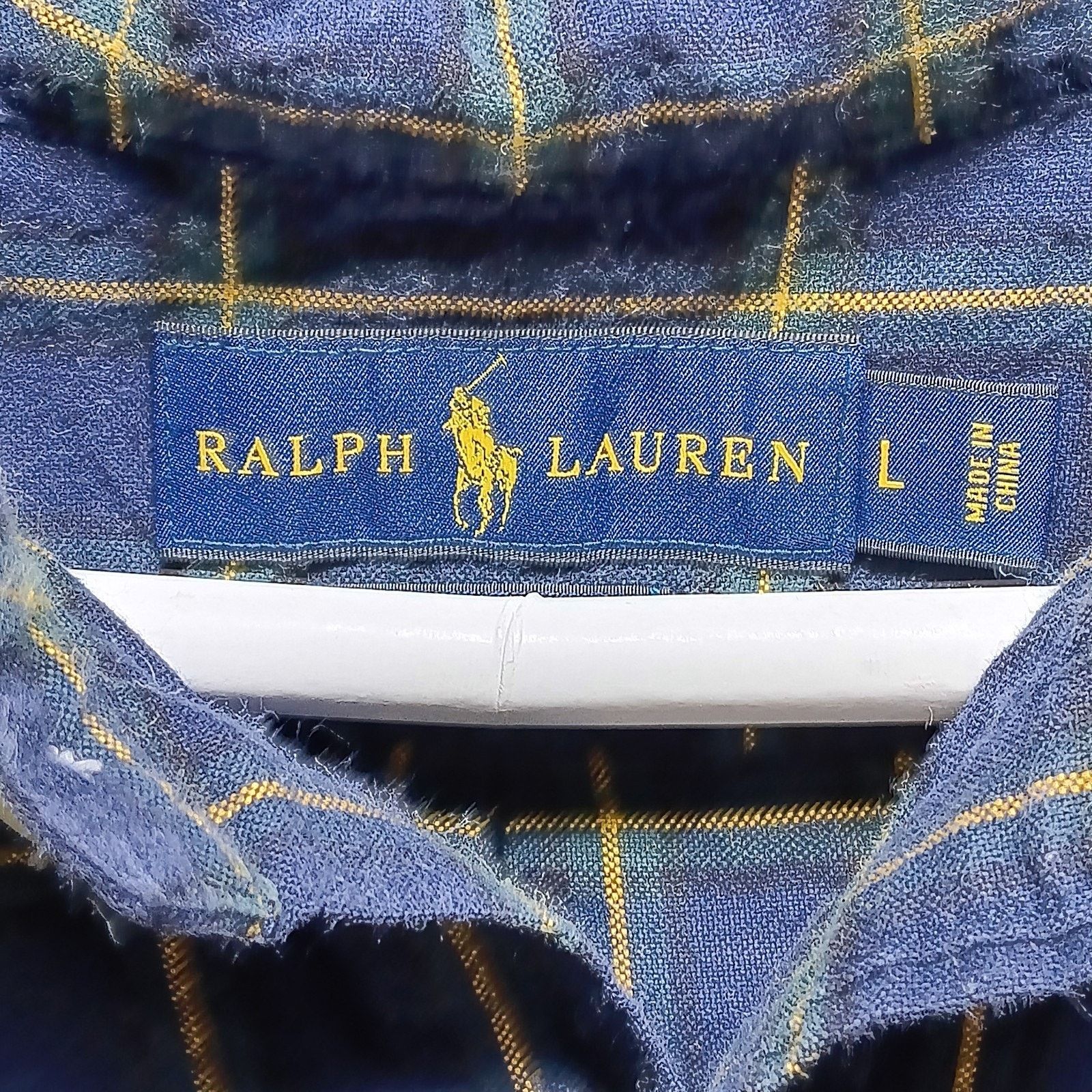 Ralph Lauren Ralph Lauren Men’s Blue Shirt Green Pony Size Large Size US L / EU 52-54 / 3 - 3 Thumbnail