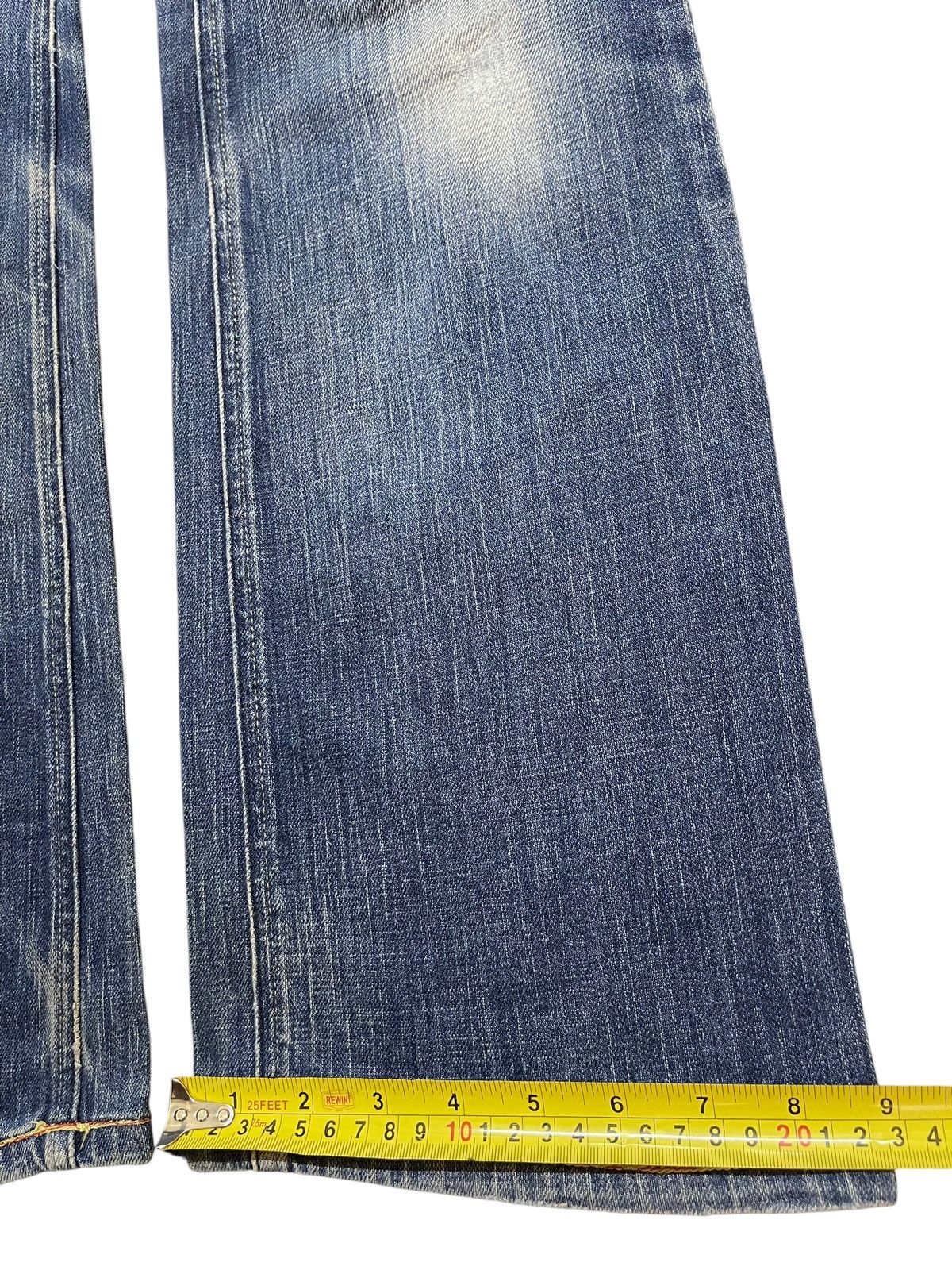 Diesel Vintage Diesel Industry Faded Wash Style Wide Leg Jeans Size US 30 / EU 46 - 17 Thumbnail