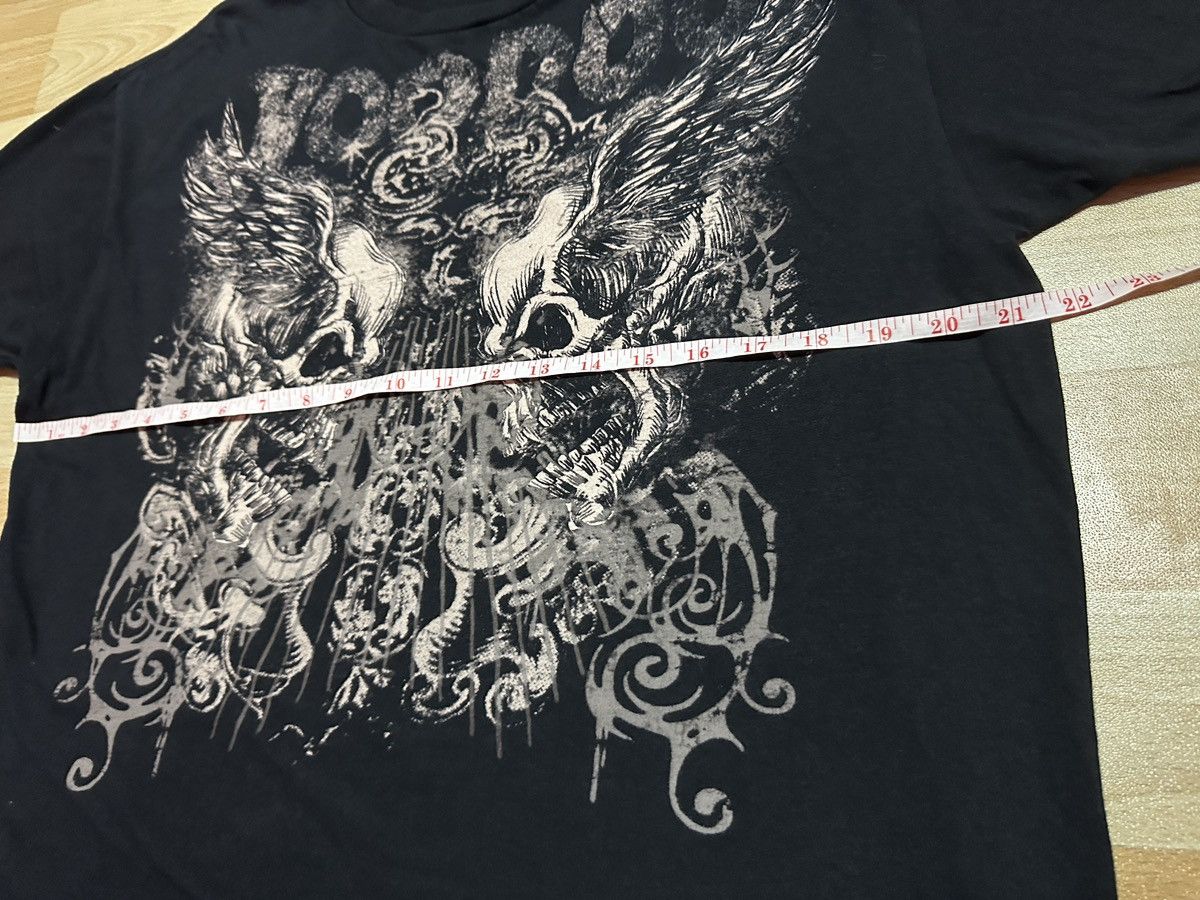 Affliction × Japanese Brand × Tapout Quail Hollow Skulls Rare Tshirt Tapout Style Size US L / EU 52-54 / 3 - 9 Thumbnail