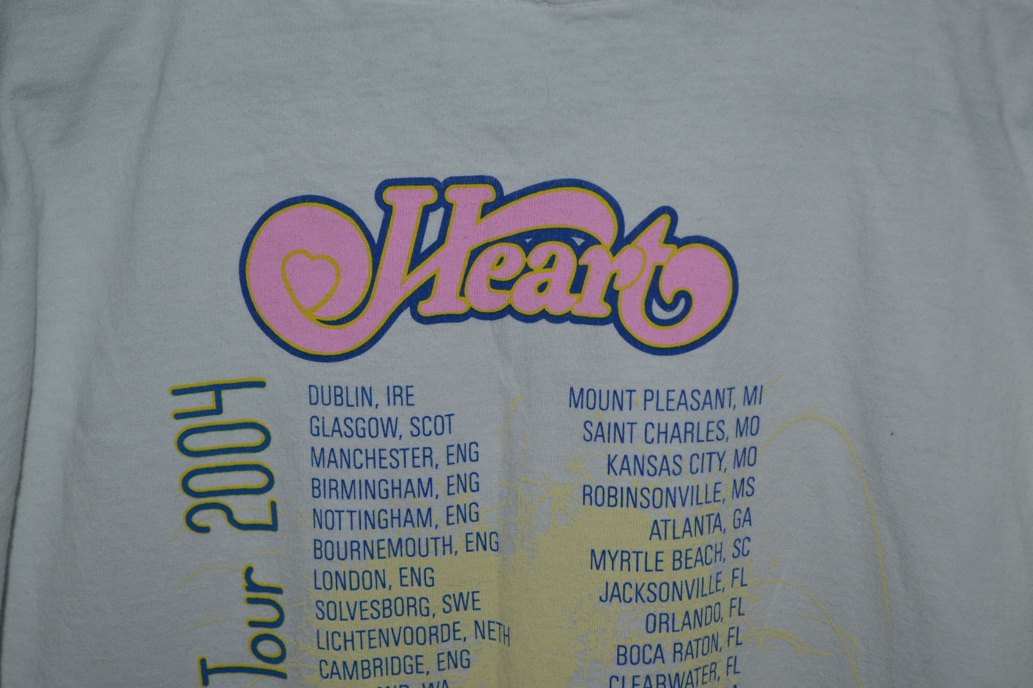 Band Tees Vintage Heart Jupiters Darling 2004 Tour Shirt Band Concert Size US XL / EU 56 / 4 - 8 Thumbnail